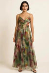 Solara Maxi Gown Dress – Sunset Ombre Formal Dress Women Wedding Guest Summer Evening Party