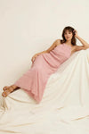Ruvelle Halter Maxi Dress – Tiered Ruffle Women Evening Formal Semi Formal Dresses Elegant Party