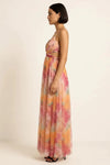 Solara Maxi Gown Dress – Sunset Ombre Formal Dress Women Wedding Guest Summer Evening Party