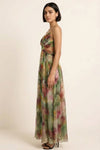 Solara Maxi Gown Dress – Sunset Ombre Formal Dress Women Wedding Guest Summer Evening Party