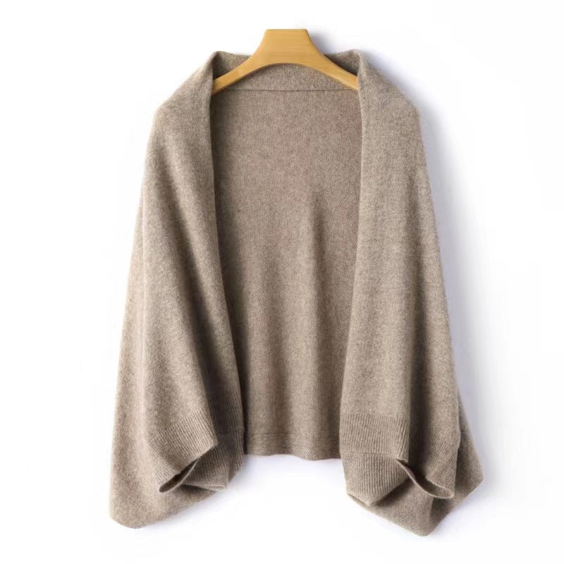 Cosewrap Open-Front Shawl Cardigan – Oversized Cardigan Women Lightweight Summer Knit Longline Sweater