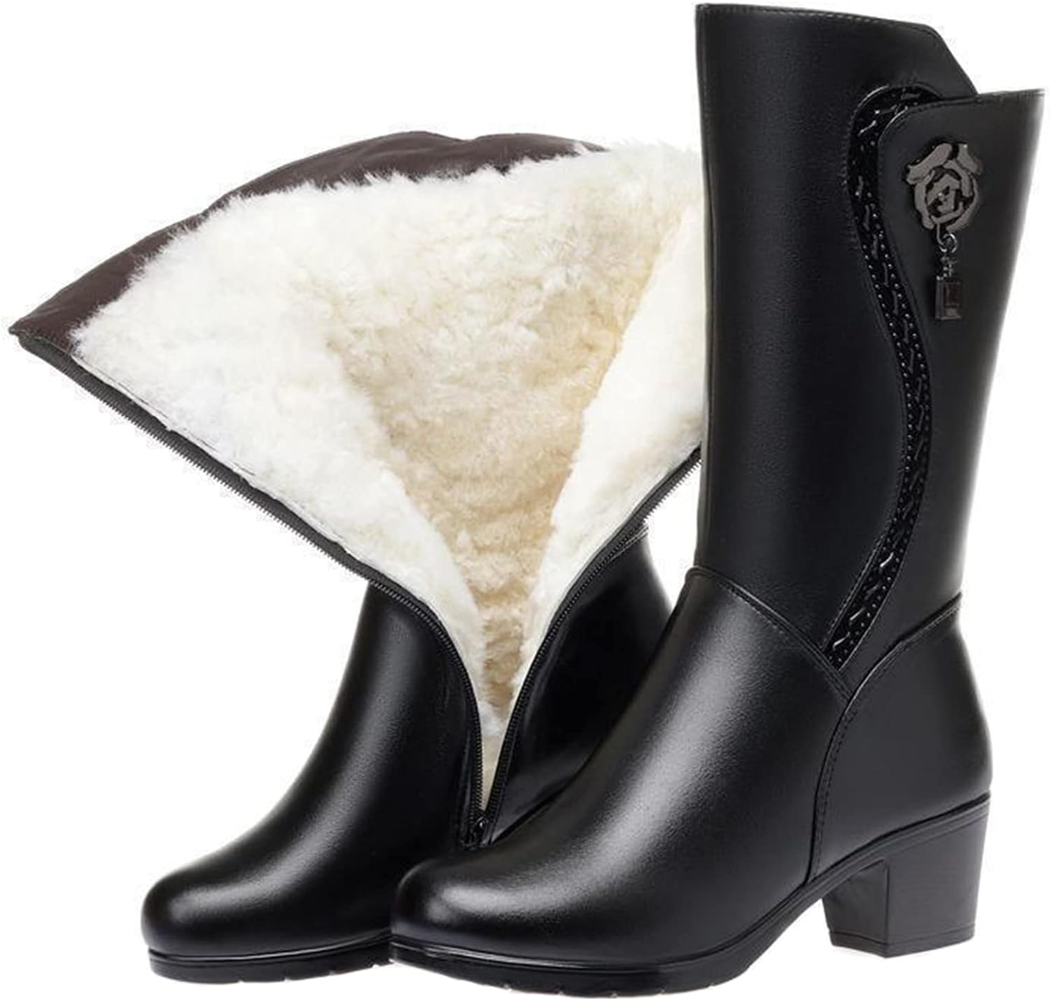 Cordax Lace-Up Platform Combat Boots – Women Ankle Chunky Heel Buckle Strap Lug Sole Boots