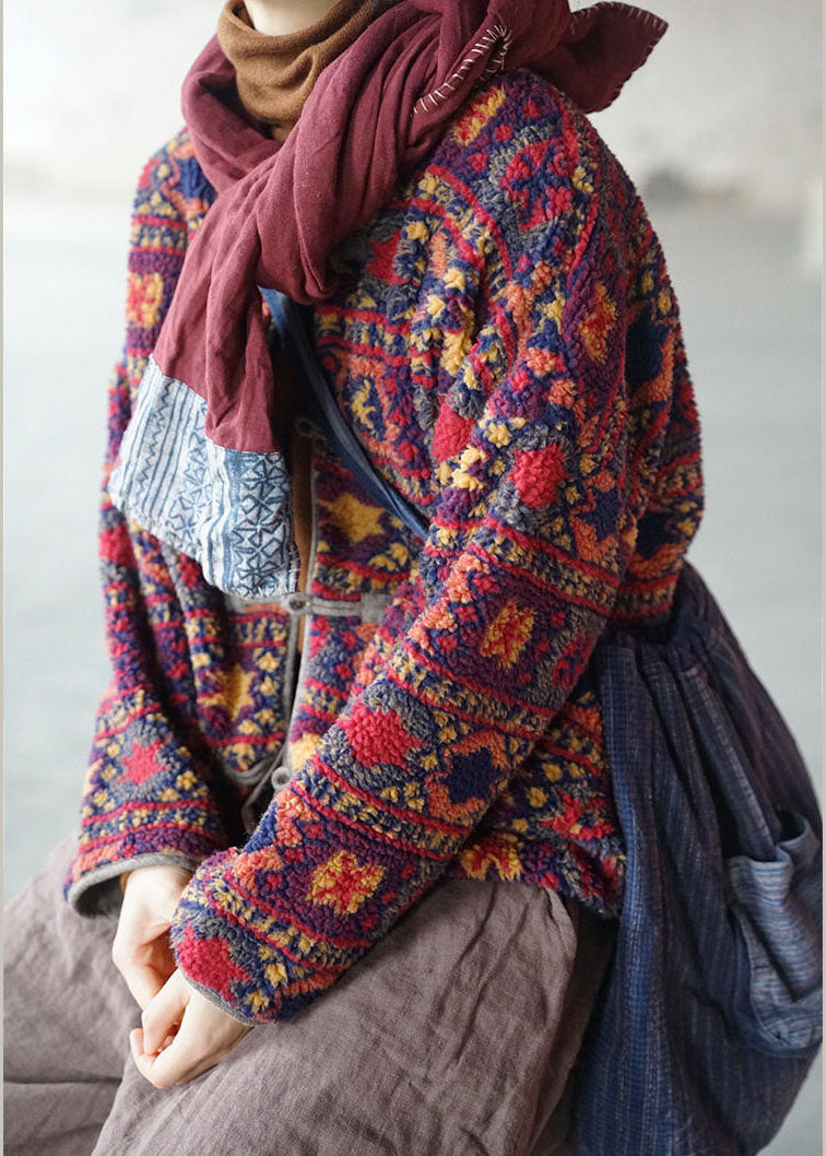 Quilara Quilted Toggle Jacket – Women Jackets Embroidered Vintage Boho Coat Fall Outerwear Casual