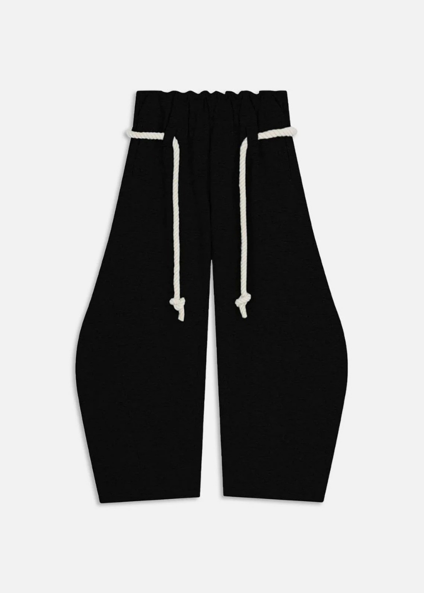 Tasselo High-Waist Wide-Leg Pants – Women Wide Leg Pants Drawstring Paperbag Waist Trouser Summer Casual