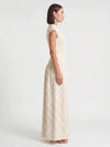 Dotara Midi Dress – Polka Dot White Black Vintage Retro Summer Wedding Guest Women