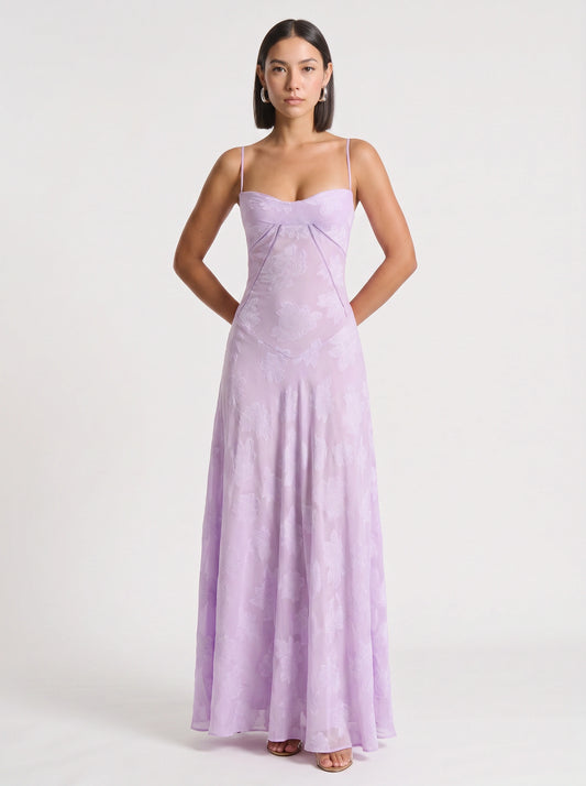 Lizia Maxi Dress – Slip Gown Women Formal Wedding Guest Evening Party Bridesmaid Outfit