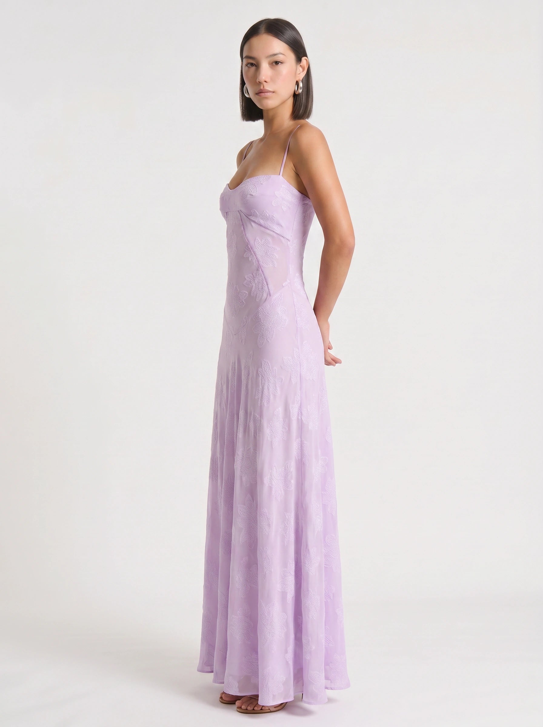 Lizia Maxi Dress – Slip Gown Women Formal Wedding Guest Evening Party Bridesmaid Outfit