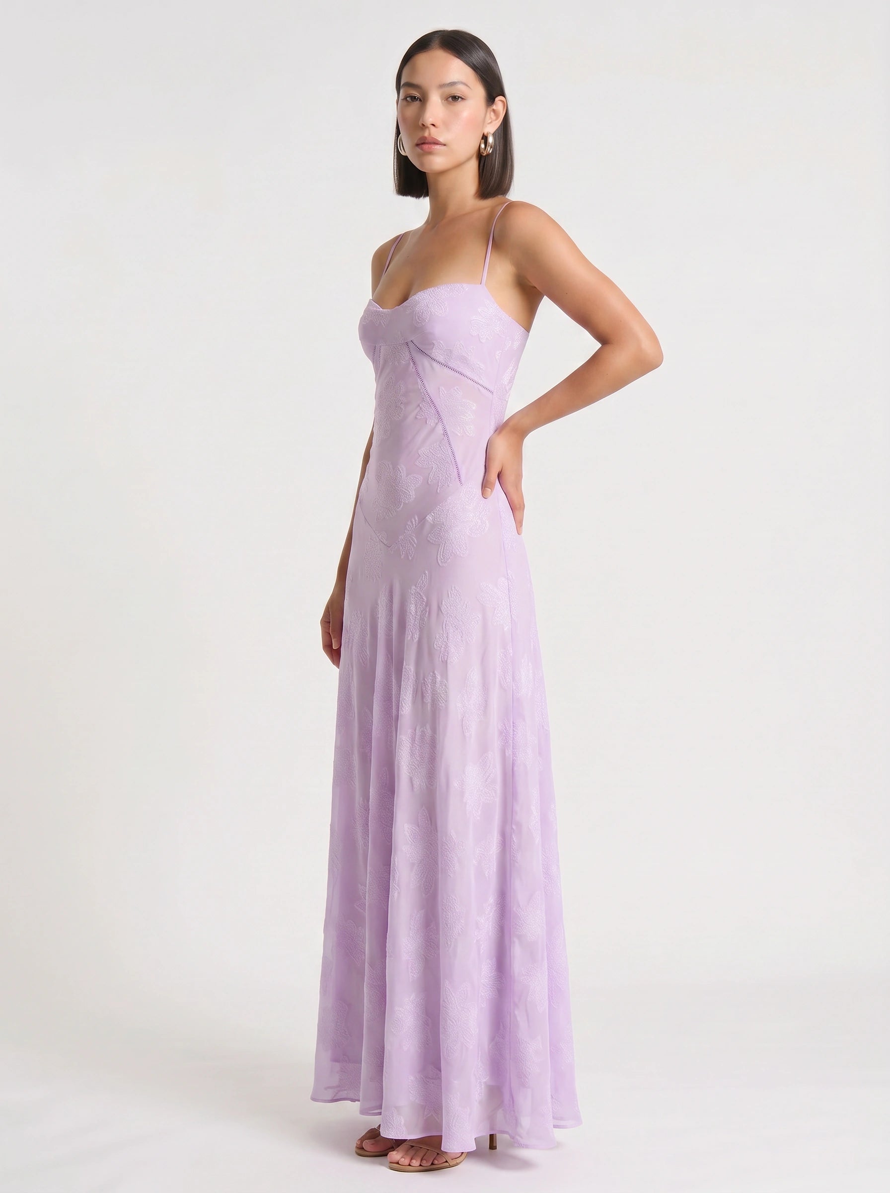 Lizia Maxi Dress – Slip Gown Women Formal Wedding Guest Evening Party Bridesmaid Outfit
