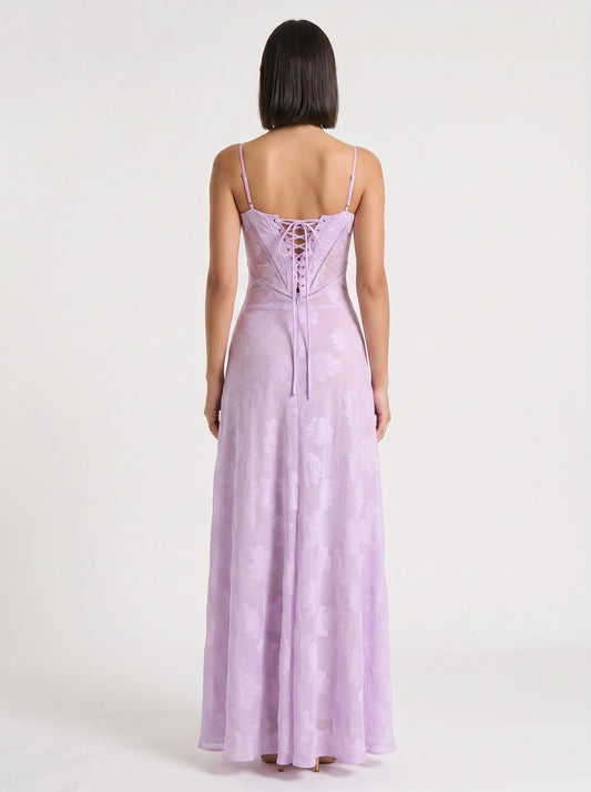 Lizia Maxi Dress – Slip Gown Women Formal Wedding Guest Evening Party Bridesmaid Outfit