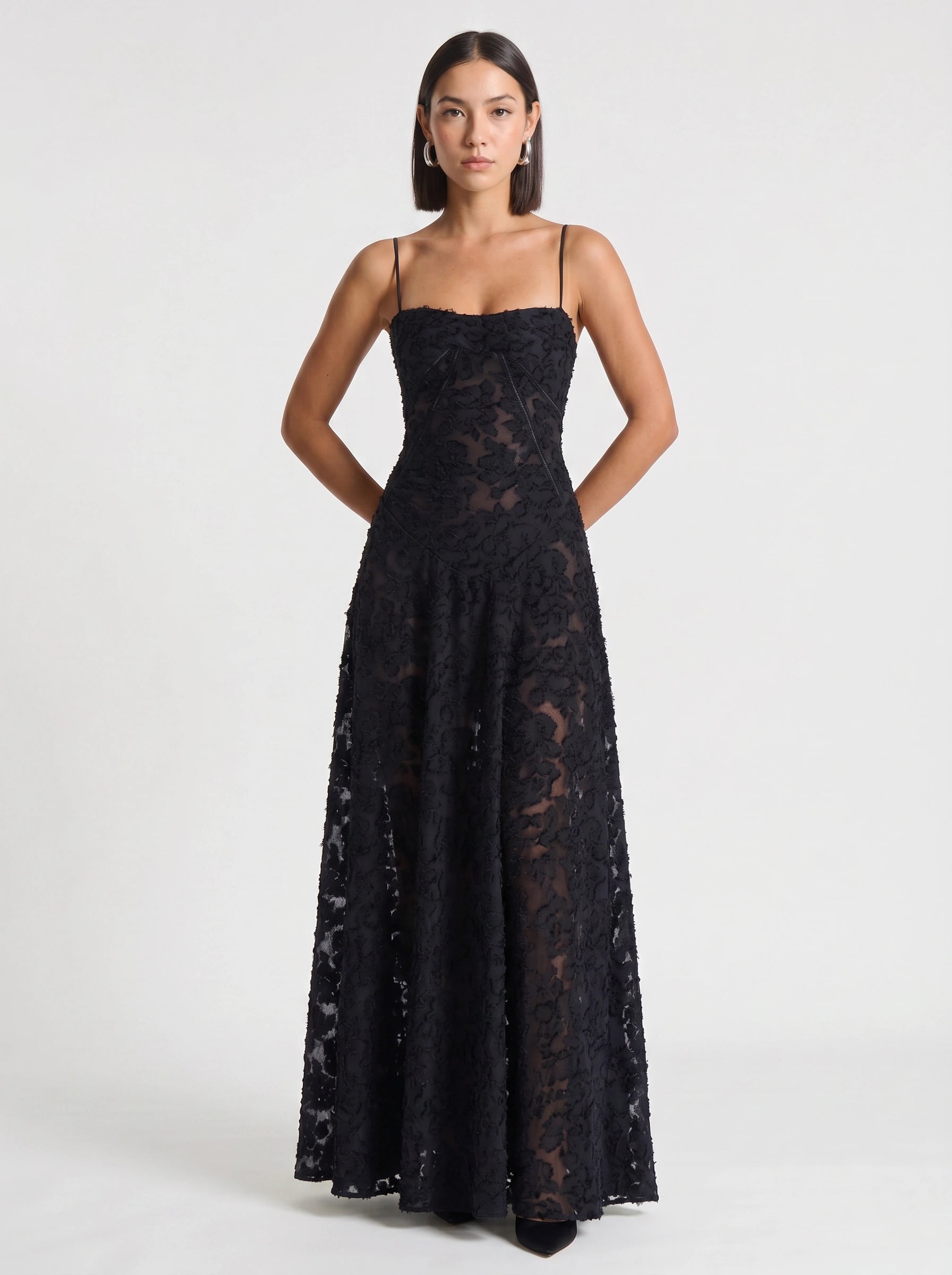Lizia Maxi Dress – Slip Gown Women Formal Wedding Guest Evening Party Bridesmaid Outfit