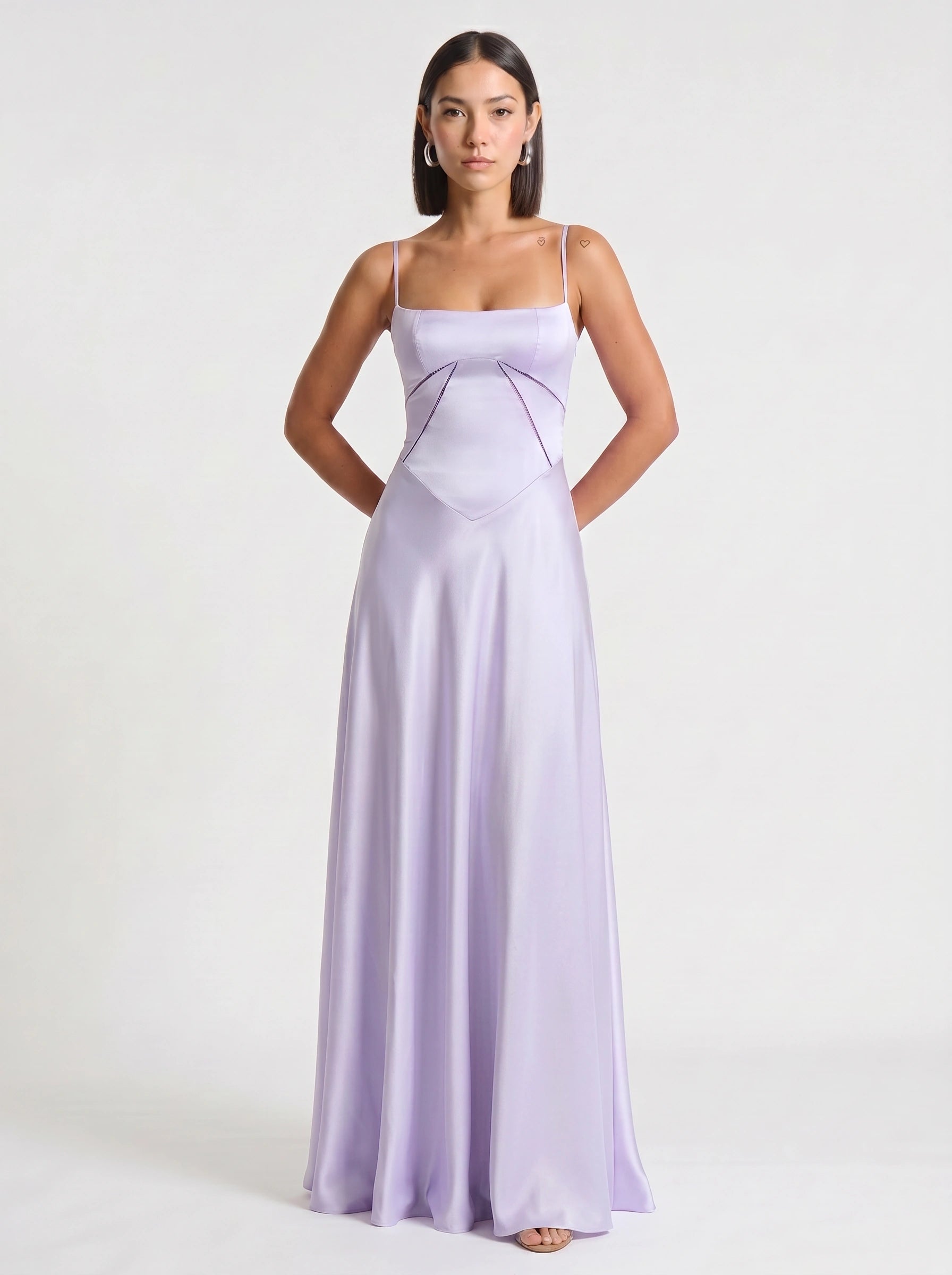 Lizia Maxi Dress – Slip Gown Women Formal Wedding Guest Evening Party Bridesmaid Outfit