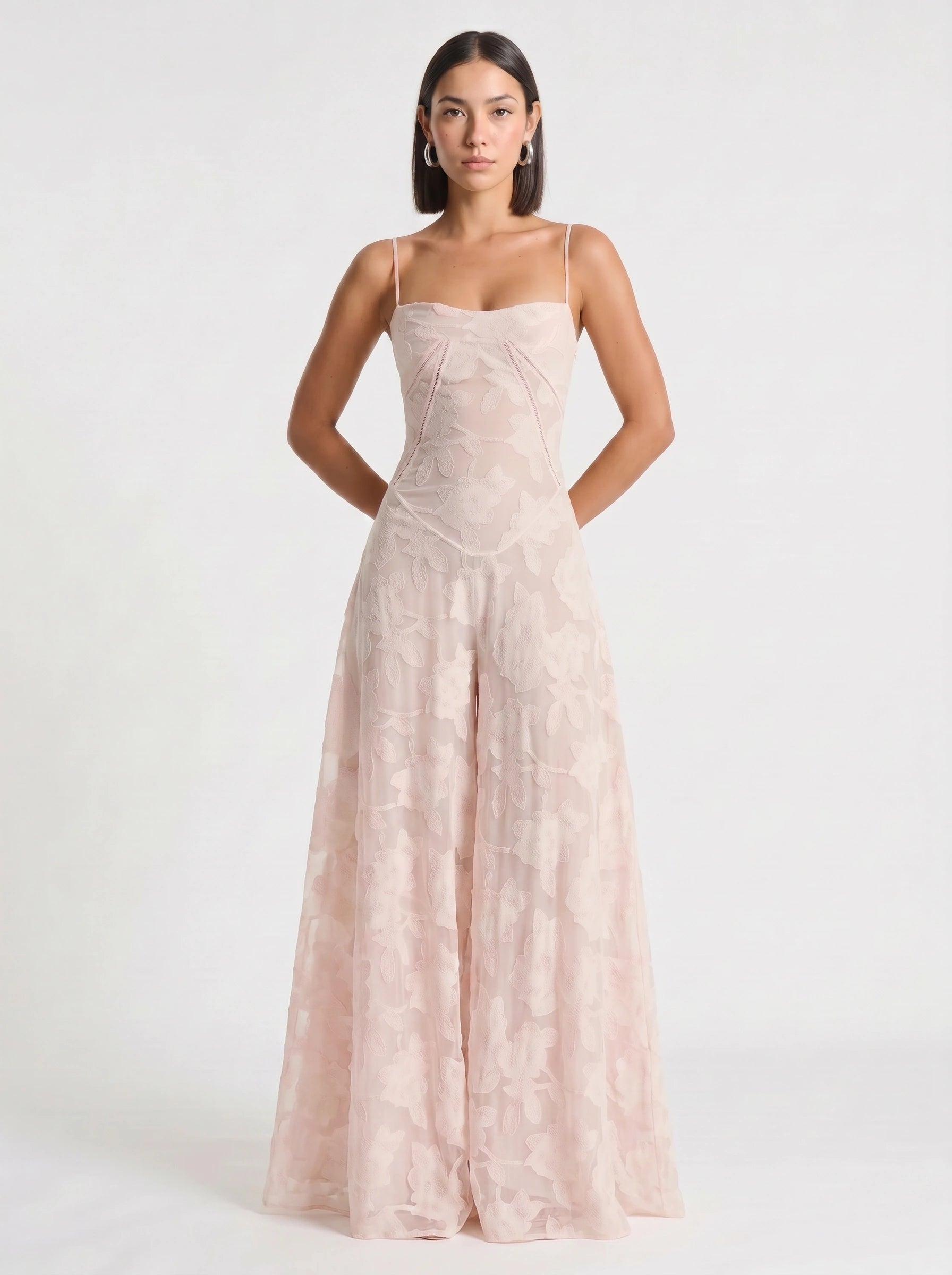 Lizia Maxi Dress – Slip Gown Women Formal Wedding Guest Evening Party Bridesmaid Outfit
