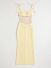 Brume Halter Gown – Lace Bodycon Maxi Dress Women Semi Formal Evening Party Elegant Cocktail