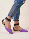 Vintessa Pointed Toe Ankle Strap Heels – Women Kitten Heels Slingback Pumps Office Work Party High Heels