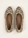 Maculyne Knit Ballet Flats – Leopard Print Women Casual Slip-On Comfortable Ballet Flats