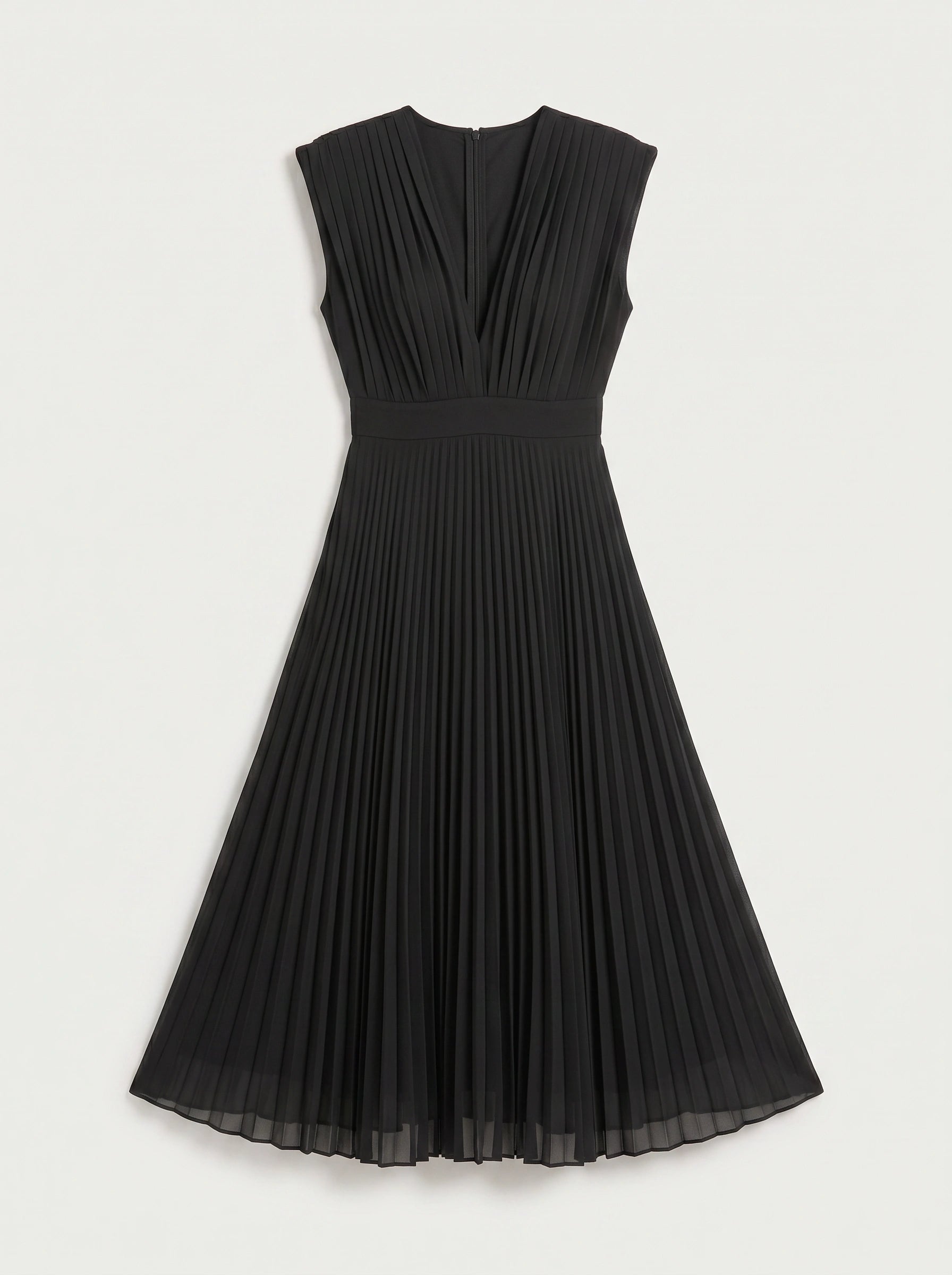 Rosenta Pleated Wrap Midi Dress – Midi Dress Women Formal Wedding Guest Evening Elegant Ballet Wrap Top Style