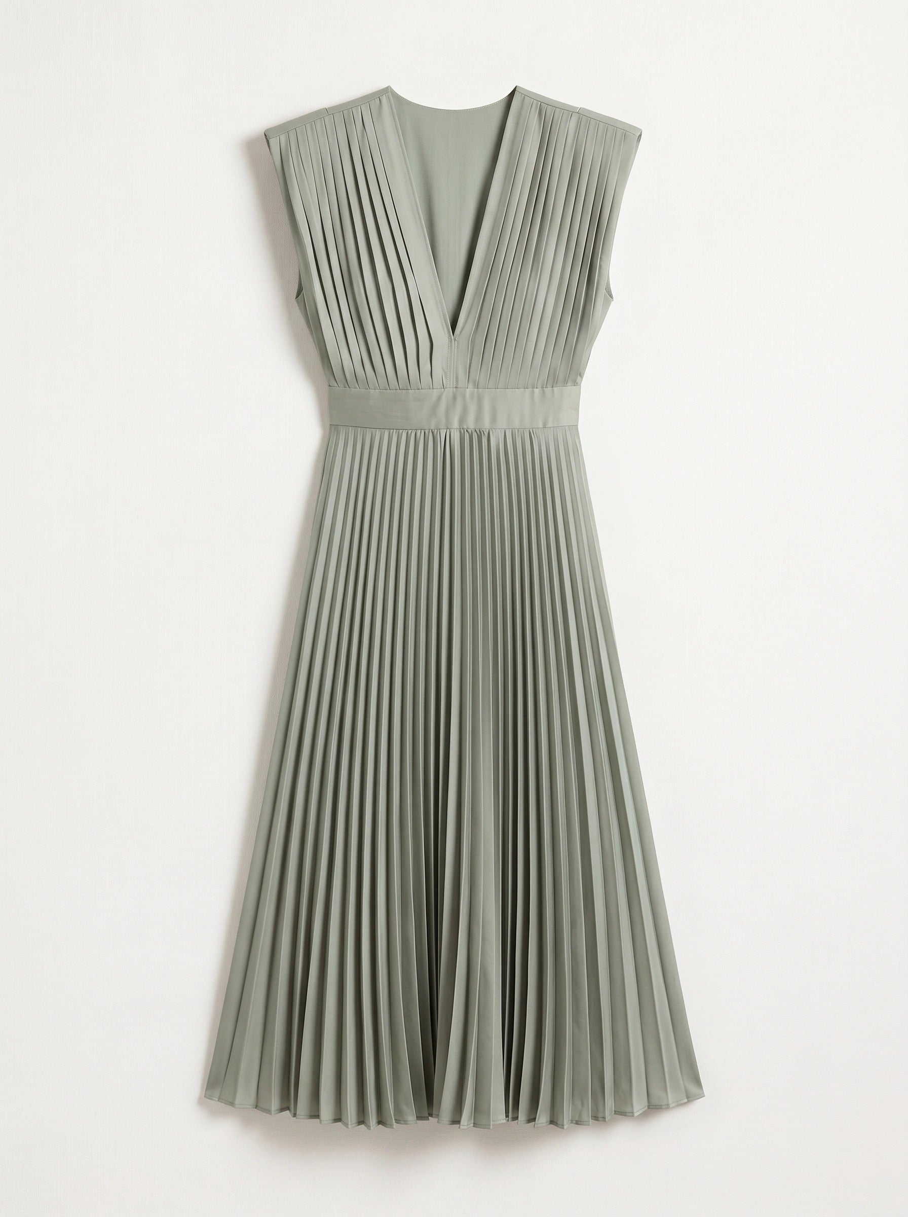 Rosenta Pleated Wrap Midi Dress – Midi Dress Women Formal Wedding Guest Evening Elegant Ballet Wrap Top Style