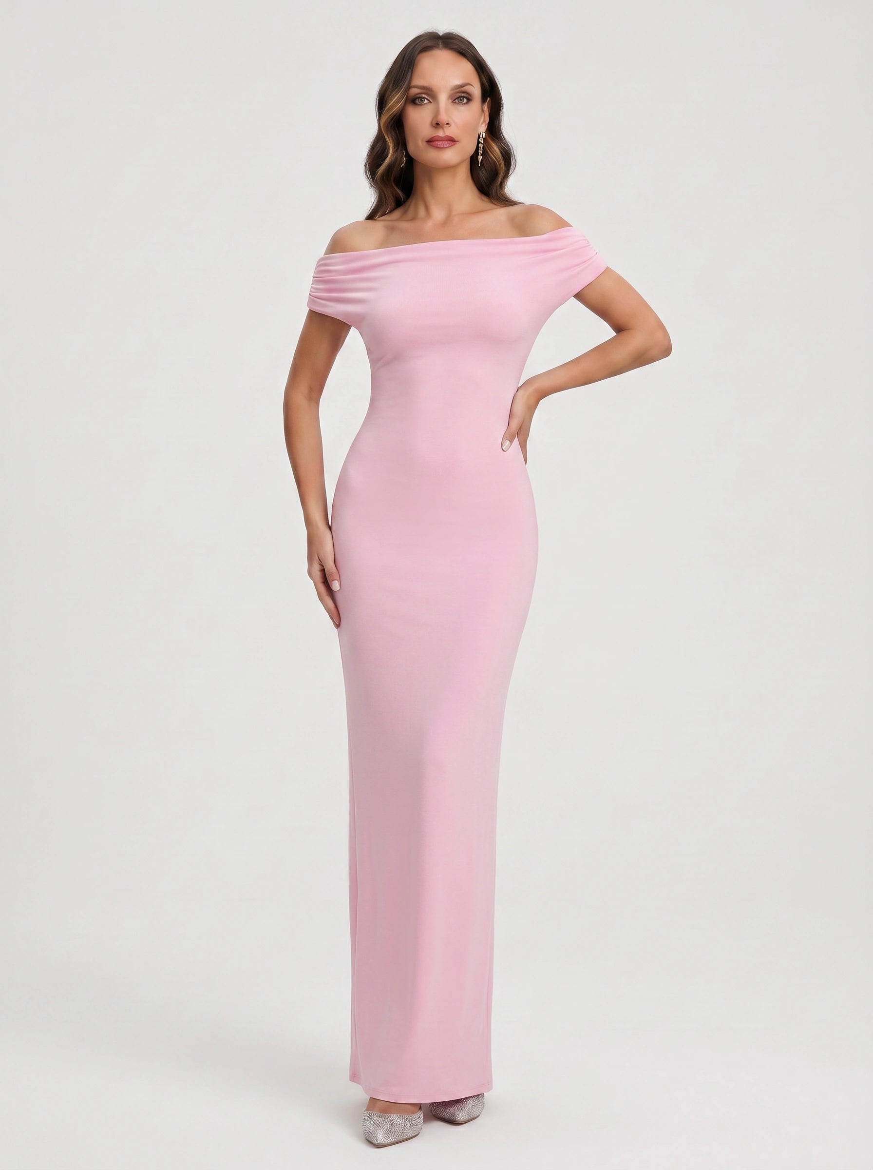 Navella Off-Shoulder Maxi Dress – Formal Evening Women Wedding Guest Elegant Long Maxi Dress