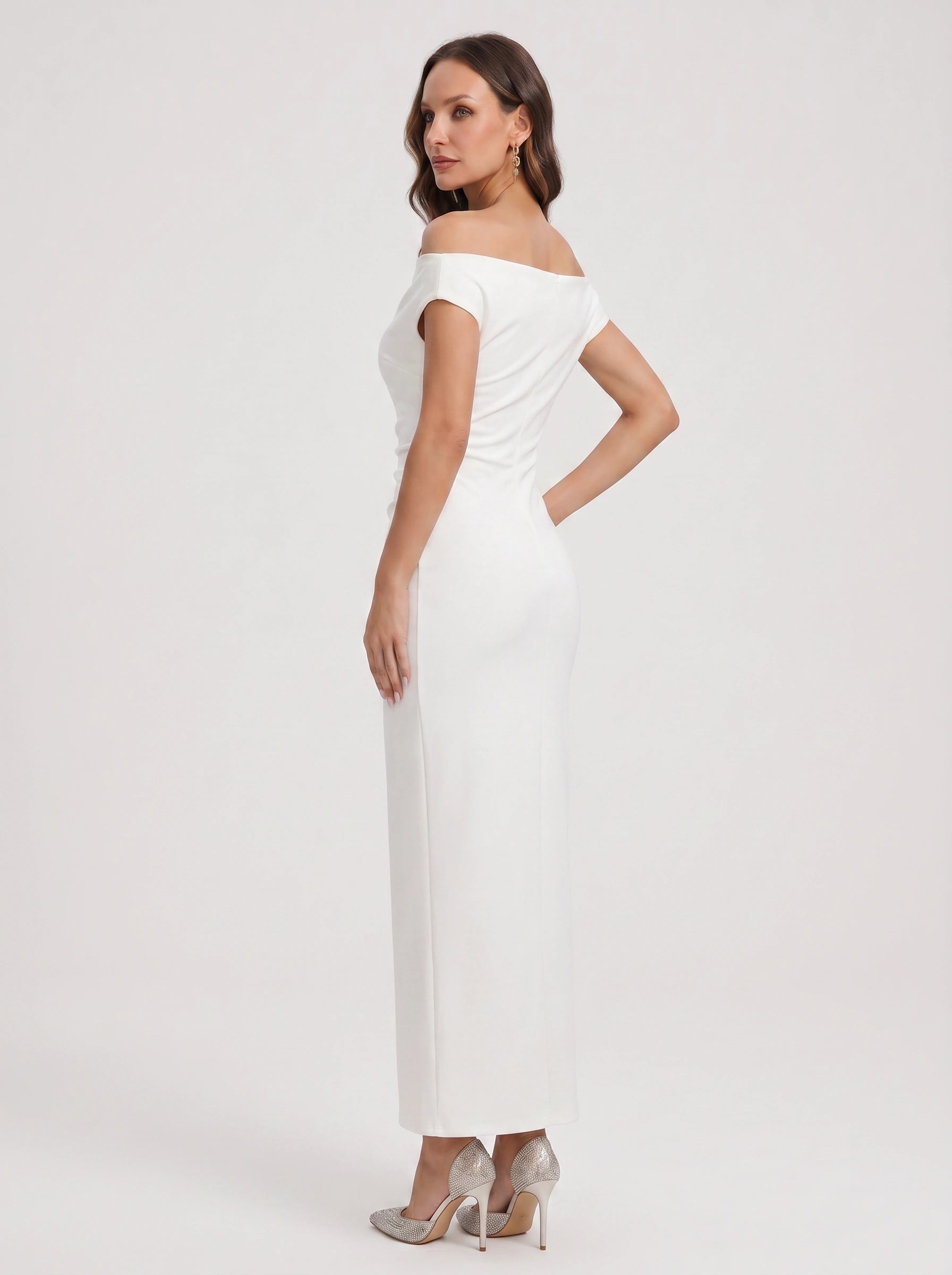 Navella Off-Shoulder Maxi Dress – Formal Evening Women Wedding Guest Elegant Long Maxi Dress