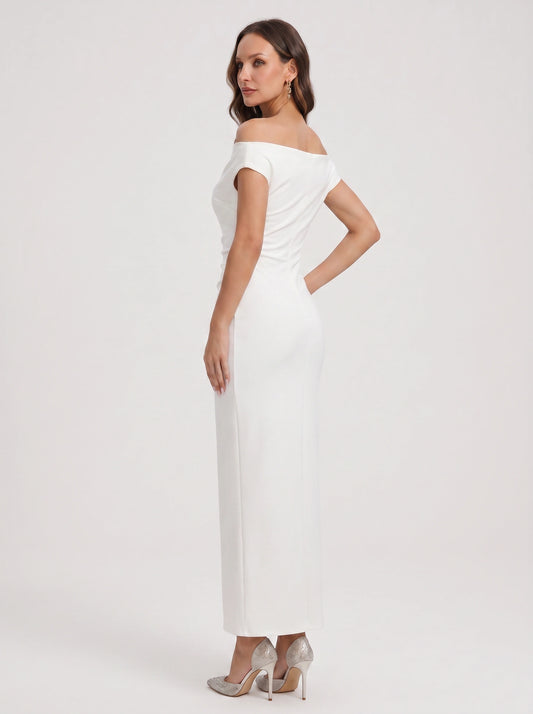 Navella Off-Shoulder Maxi Dress – Formal Evening Women Wedding Guest Elegant Long Maxi Dress
