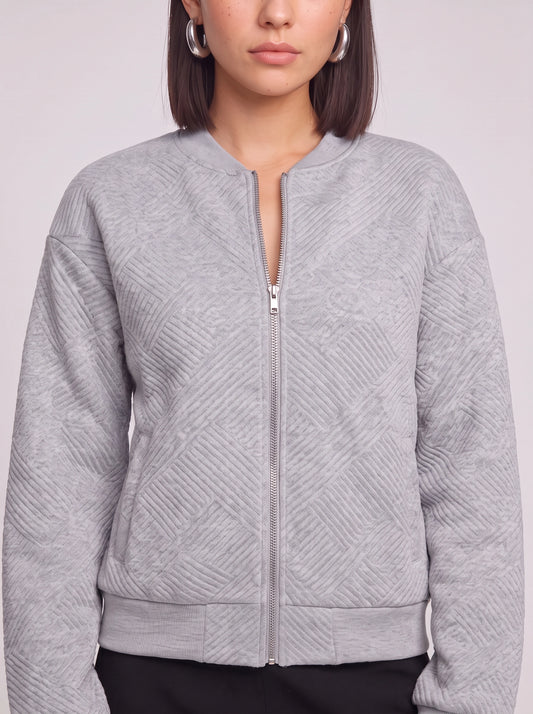 Rosewood Lightweight Bomber Jacket – Women Summer Zip Front Cropped Casual Smart Bomber Jacket