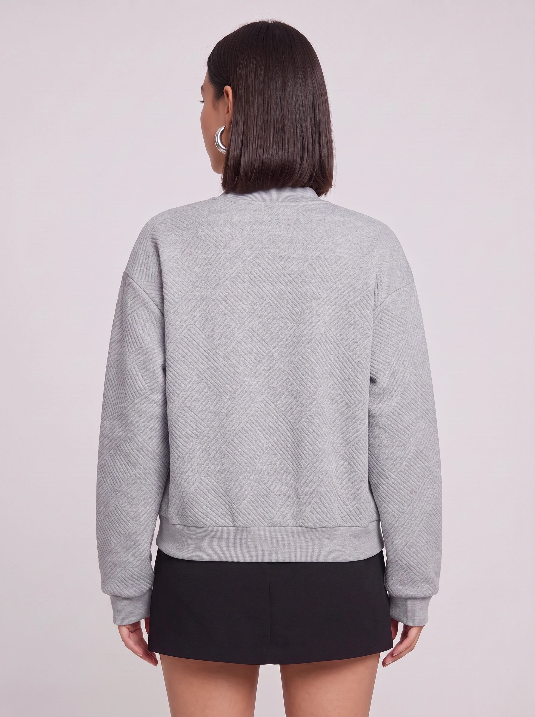 Rosewood Lightweight Bomber Jacket – Women Summer Zip Front Cropped Casual Smart Bomber Jacket