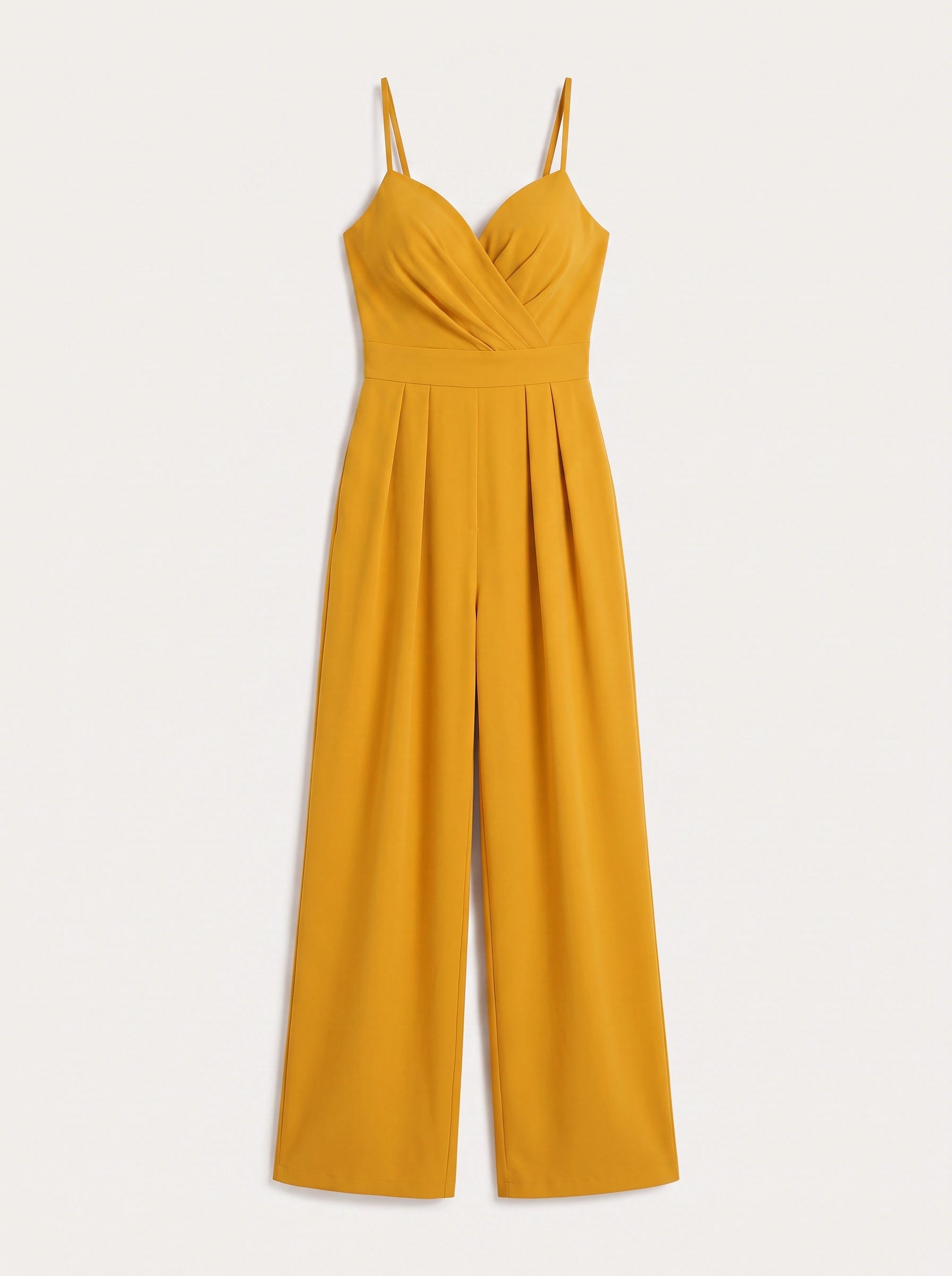 Soretta Sweetheart Wide-Leg Jumpsuit – Women Formal Wedding Guest Evening Party Spaghetti Strap Jumpsuit