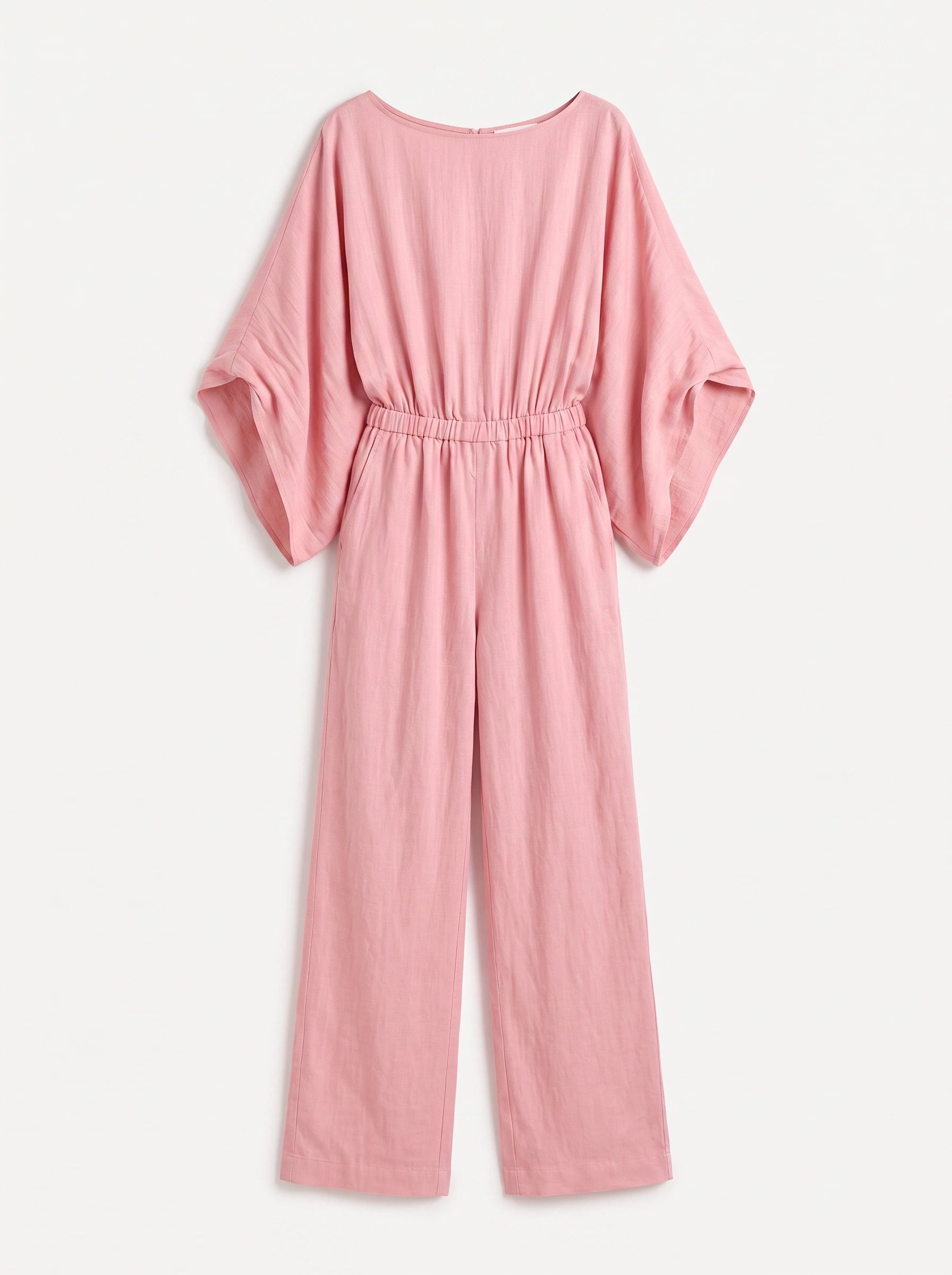 Rosonda Kimono Sleeve Wide-Leg Jumpsuit – Womens Summer Casual Relaxed Fit Boho Beach Lounge Jumpsuit