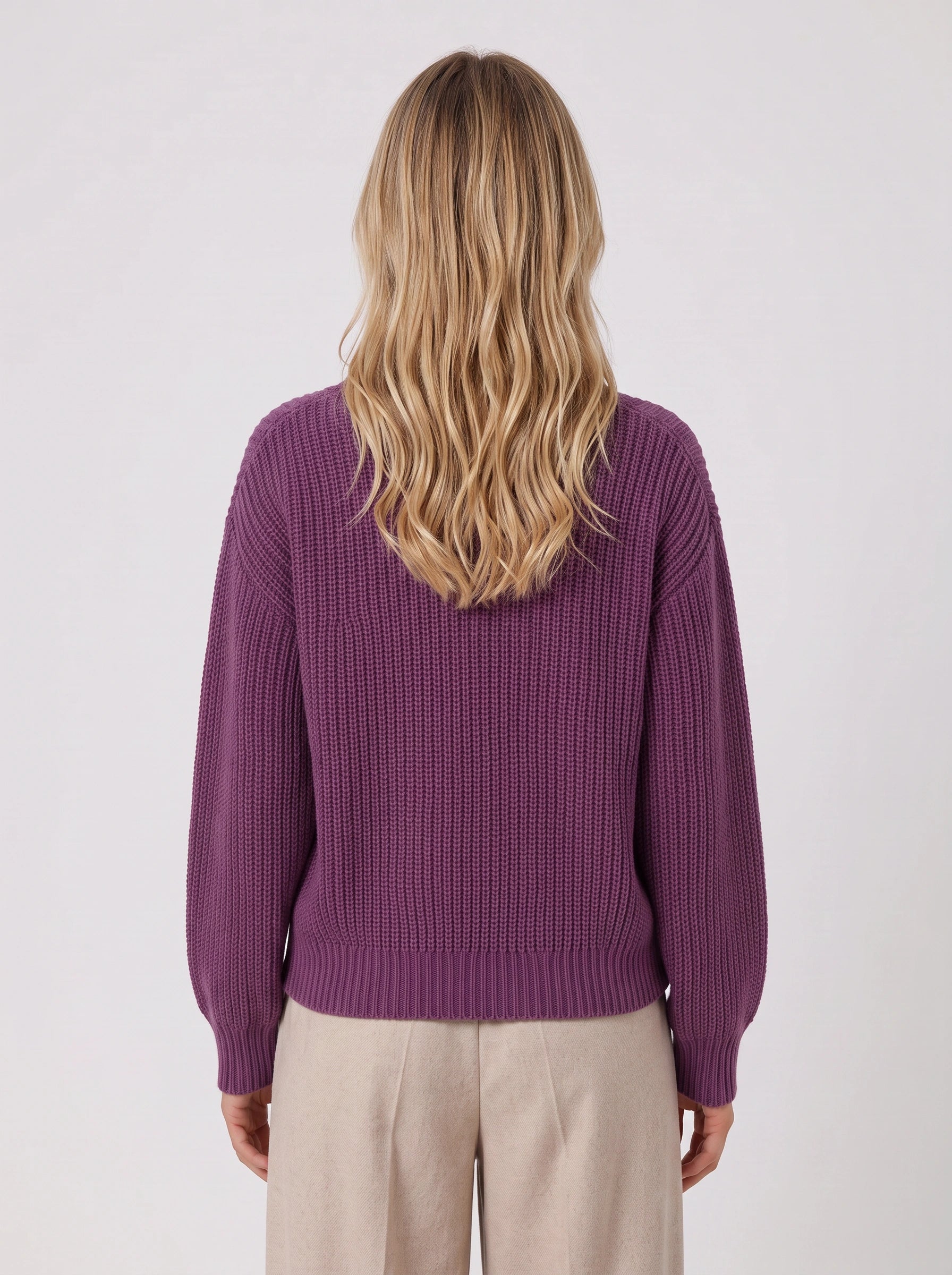 Brumosa Chunky Knit Button Cardigan – Ribbed V-Neck Women Oversized Summer Cardigan Sweater Cozy Lounge