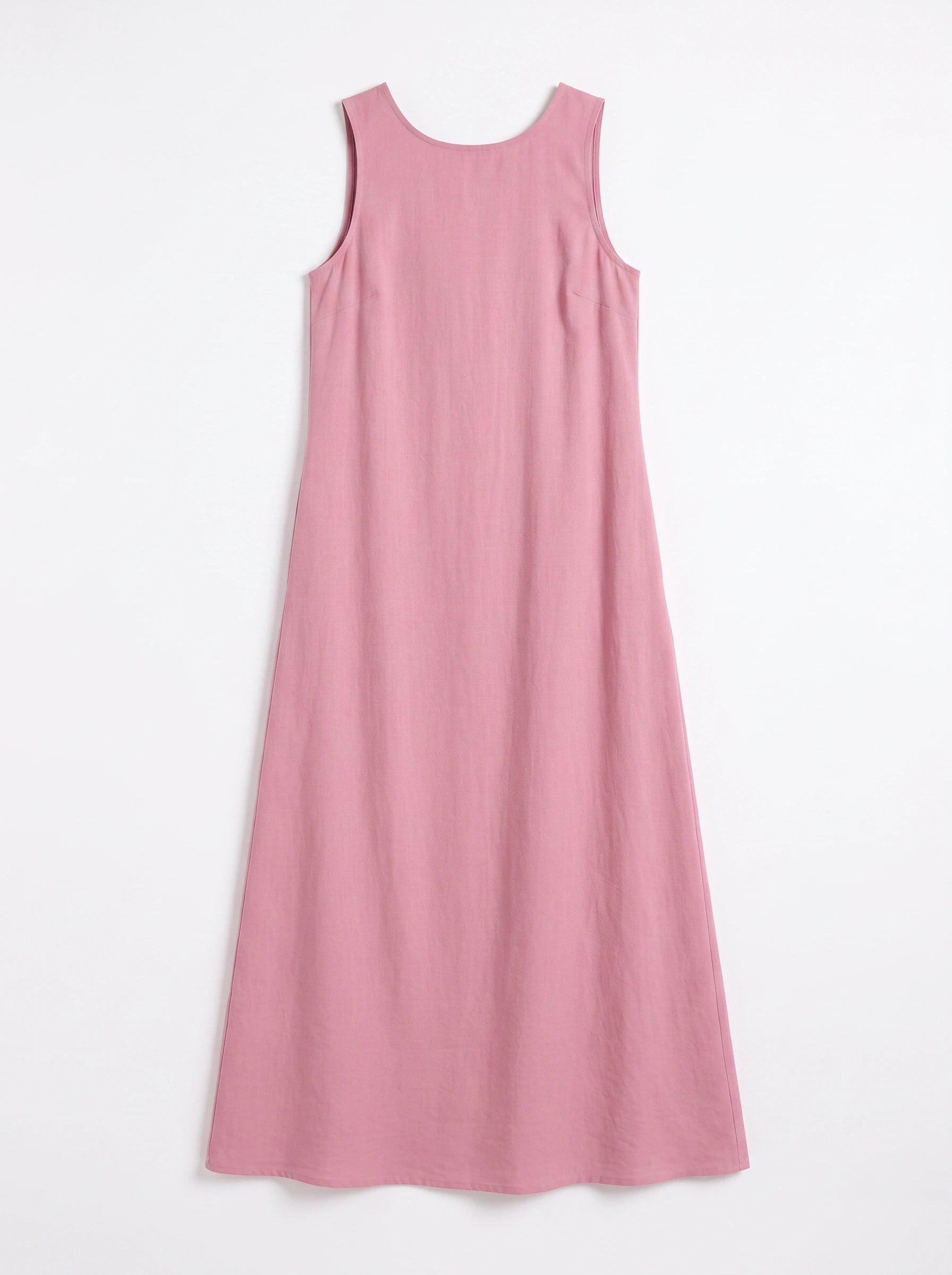 Calmida Sleeveless Maxi Dress – Linen Dress Women Long Sleeveless Summer Casual Vacation Pockets Maxi