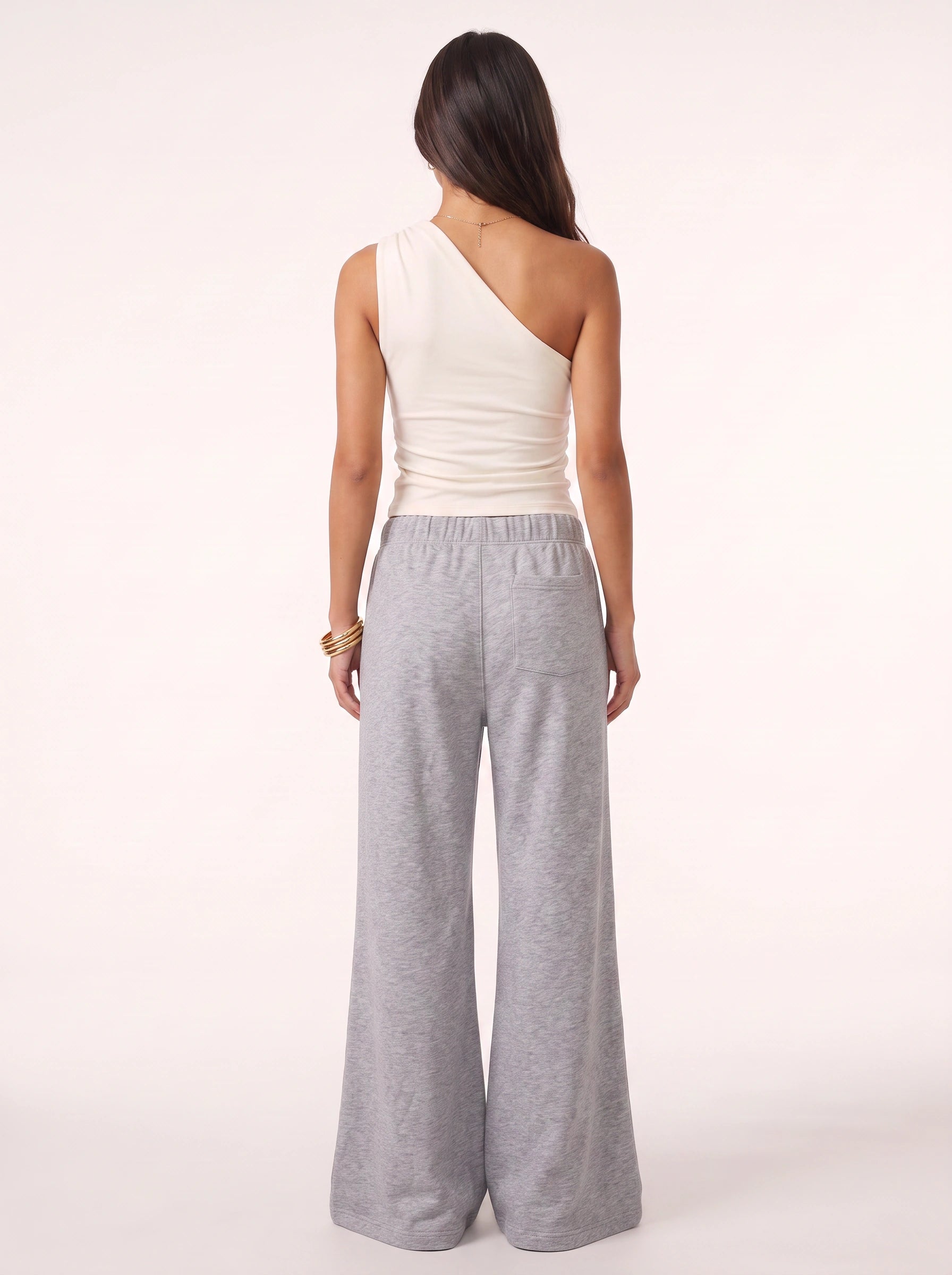 Cintura Drawstring Flare Joggers – High Waist Wide Leg Lounge Pants Women Casual Streetwear Sweatpants