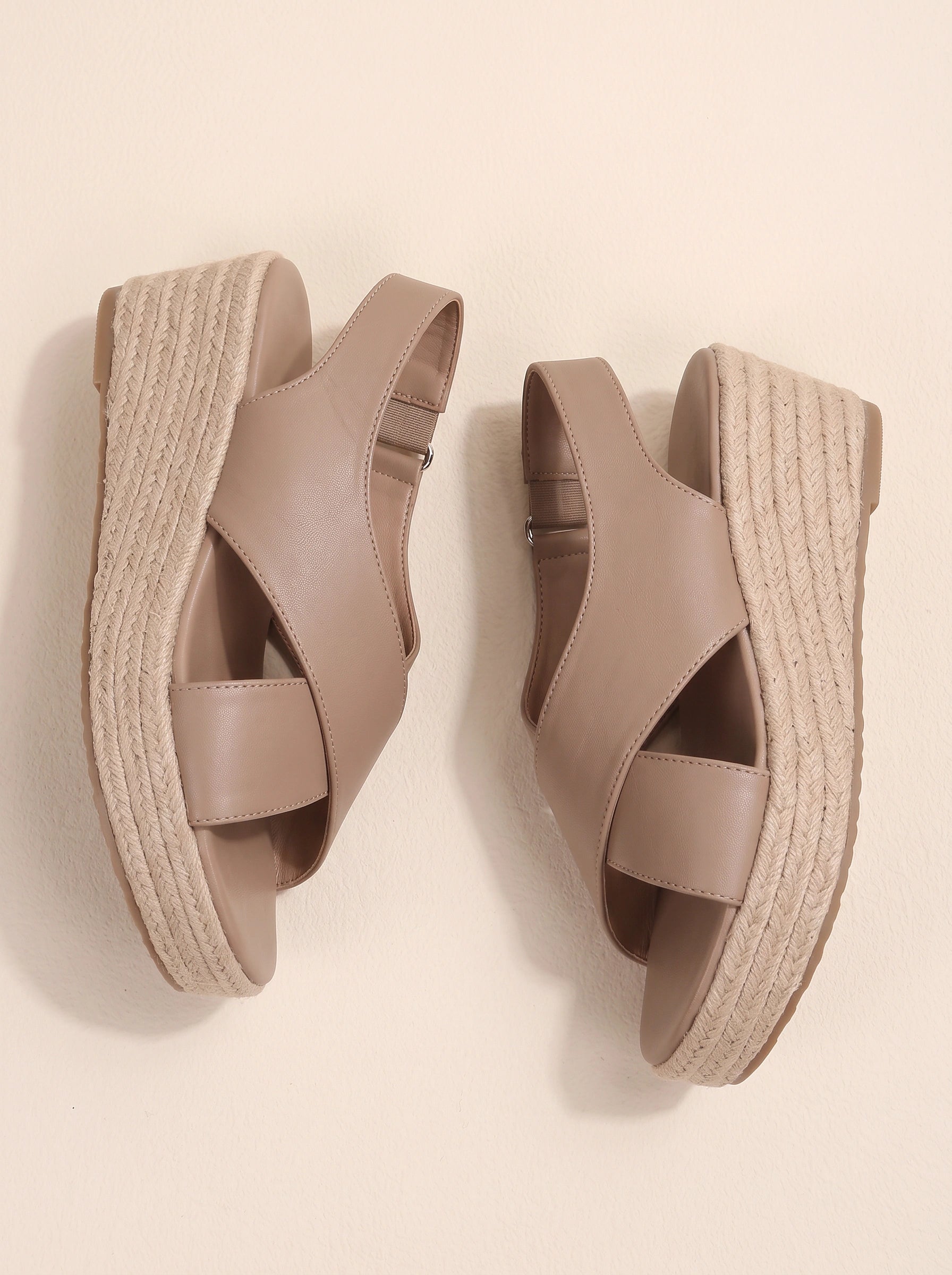 Santander Crossband Espadrille Wedge Sandals – Women Platform Wedges Orthopedic Comfort Summer Vacation Sandals