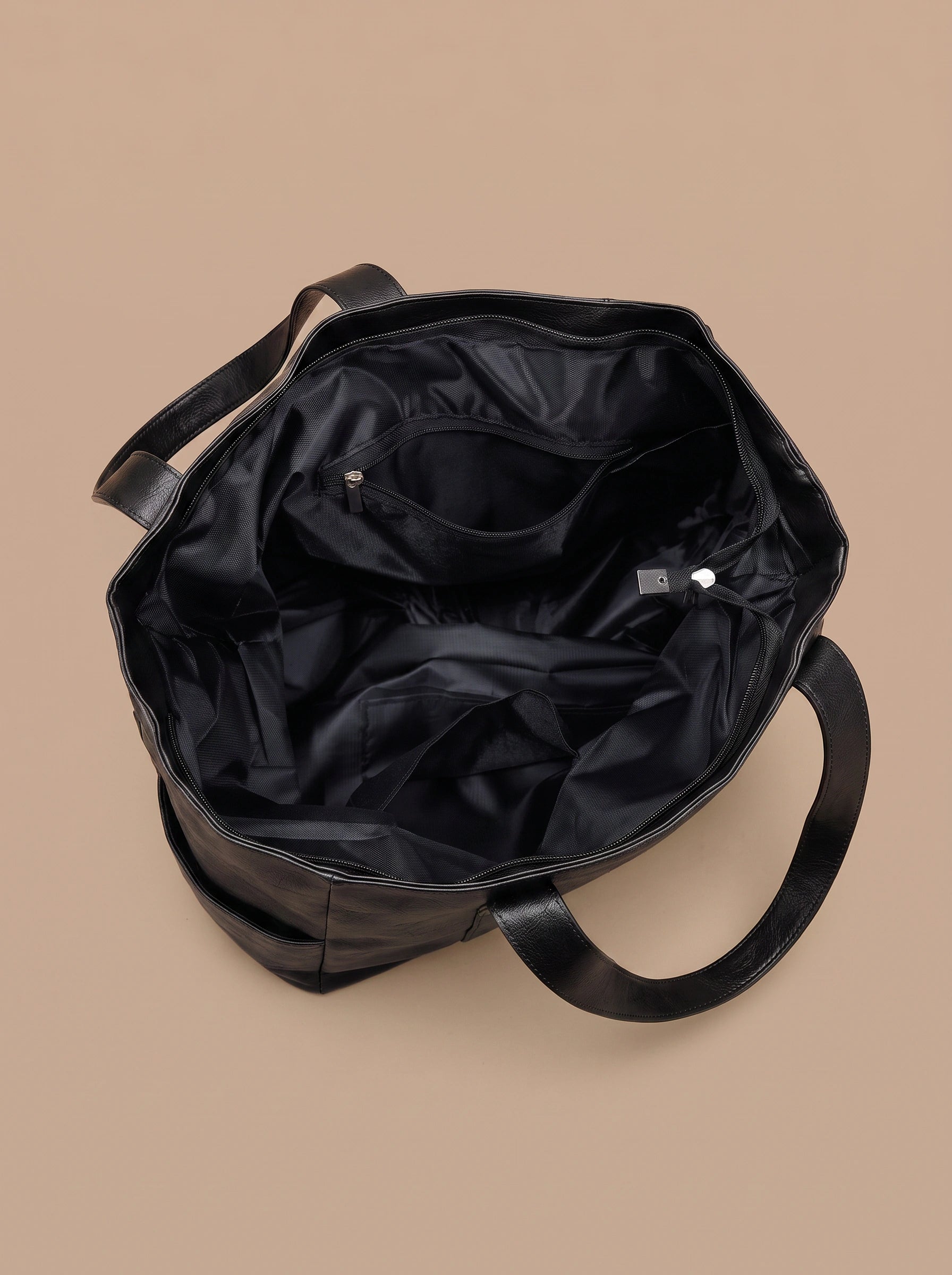 Wrenford Side Pocket Tote – Leather Tote Bag Women Work Handbag Everyday Structured Shoulder Tote