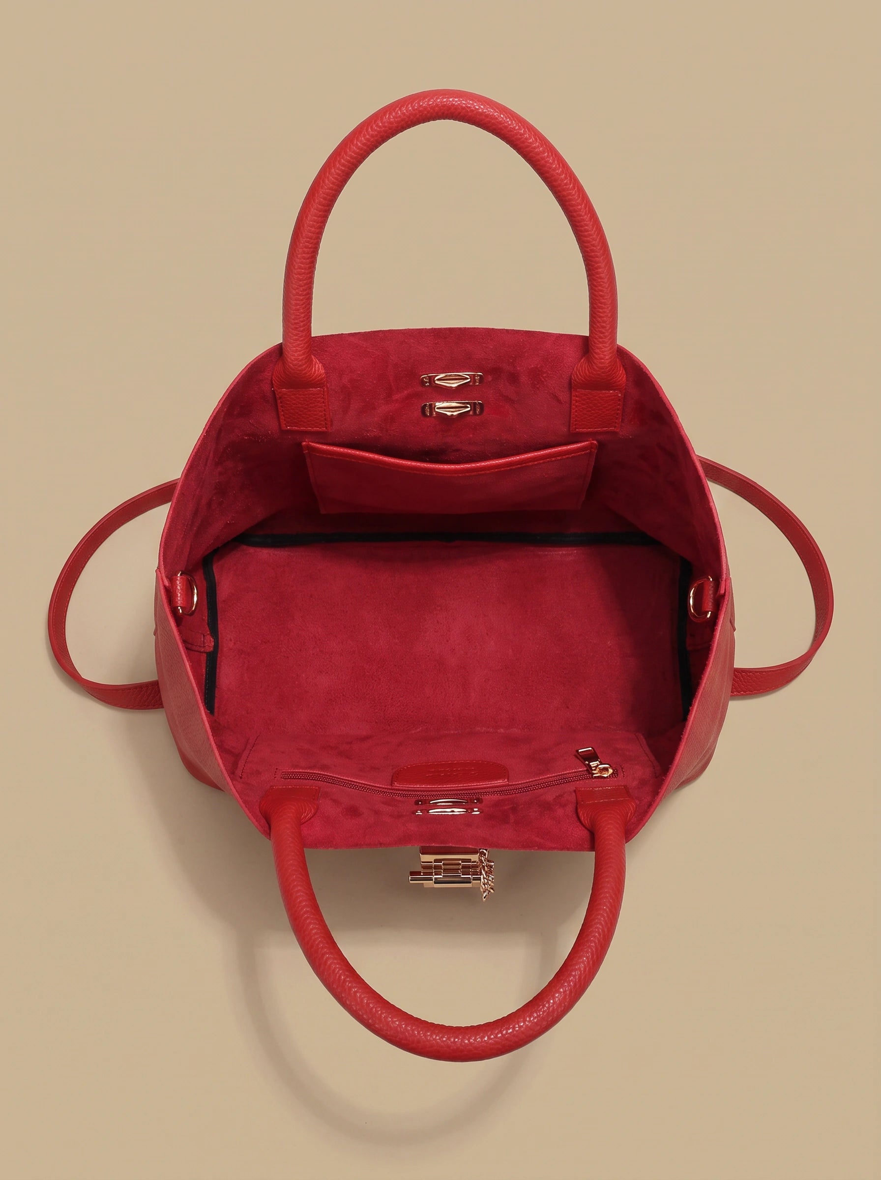 Locrian Turn-Lock Hobo Tote – Leather Shoulder Bag Women Crossbody Slouchy Everyday Hobo Purse
