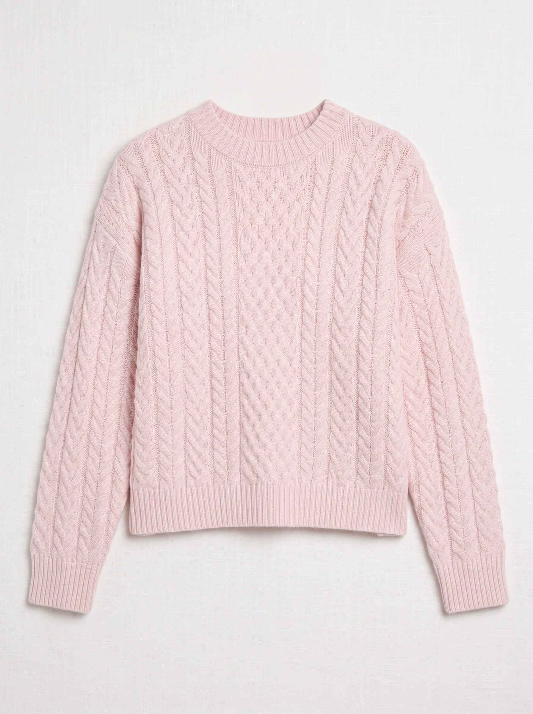 Tresslyn Cable Knit Crew Neck Sweater – Cable Knit Sweater Women Oversized Chunky Pullover Casual