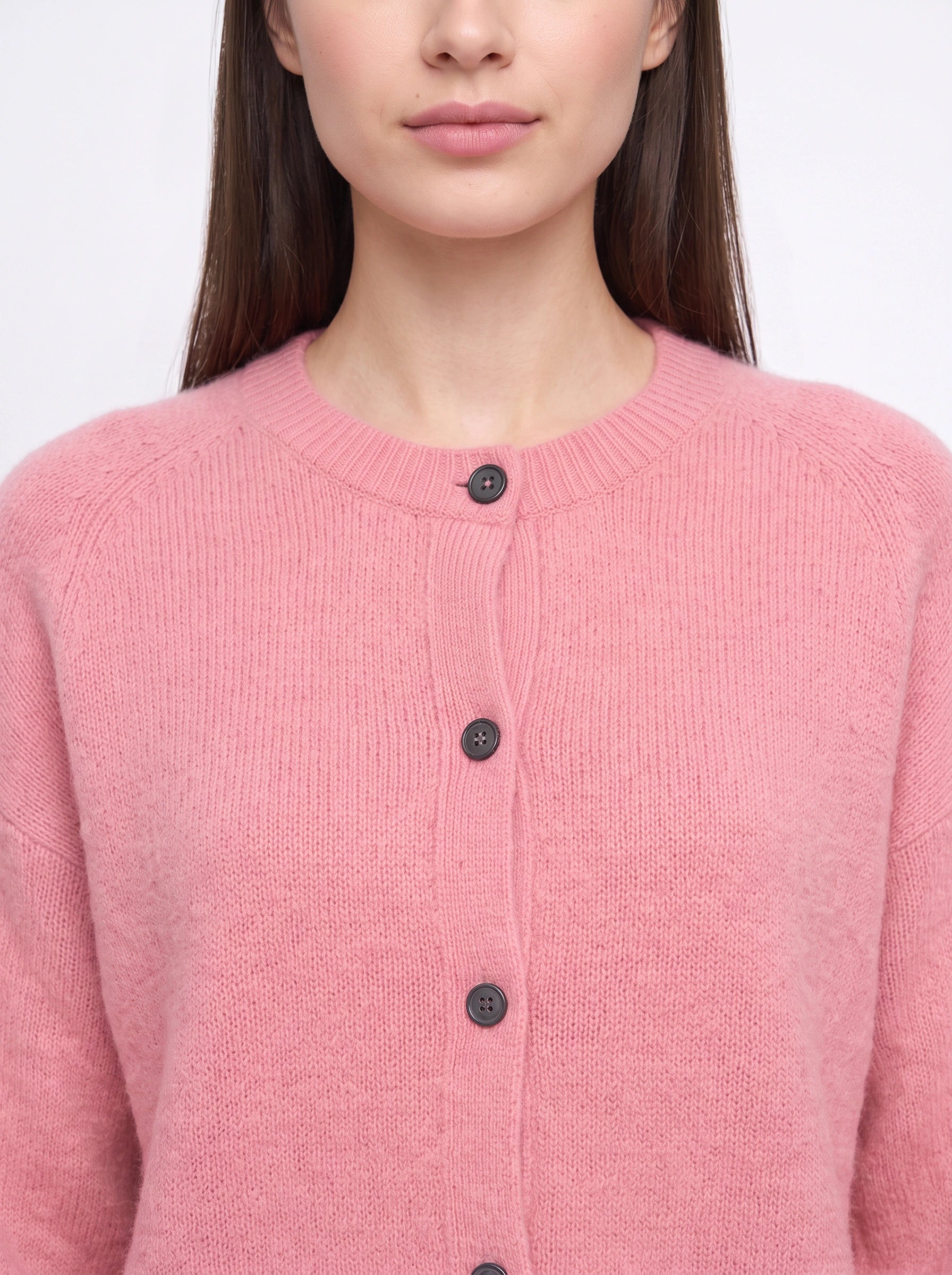 Rosalyn Button-Front Knit Cardigan – Women Cardigan Sweater Wool Casual Office Everyday Longline Cardigan