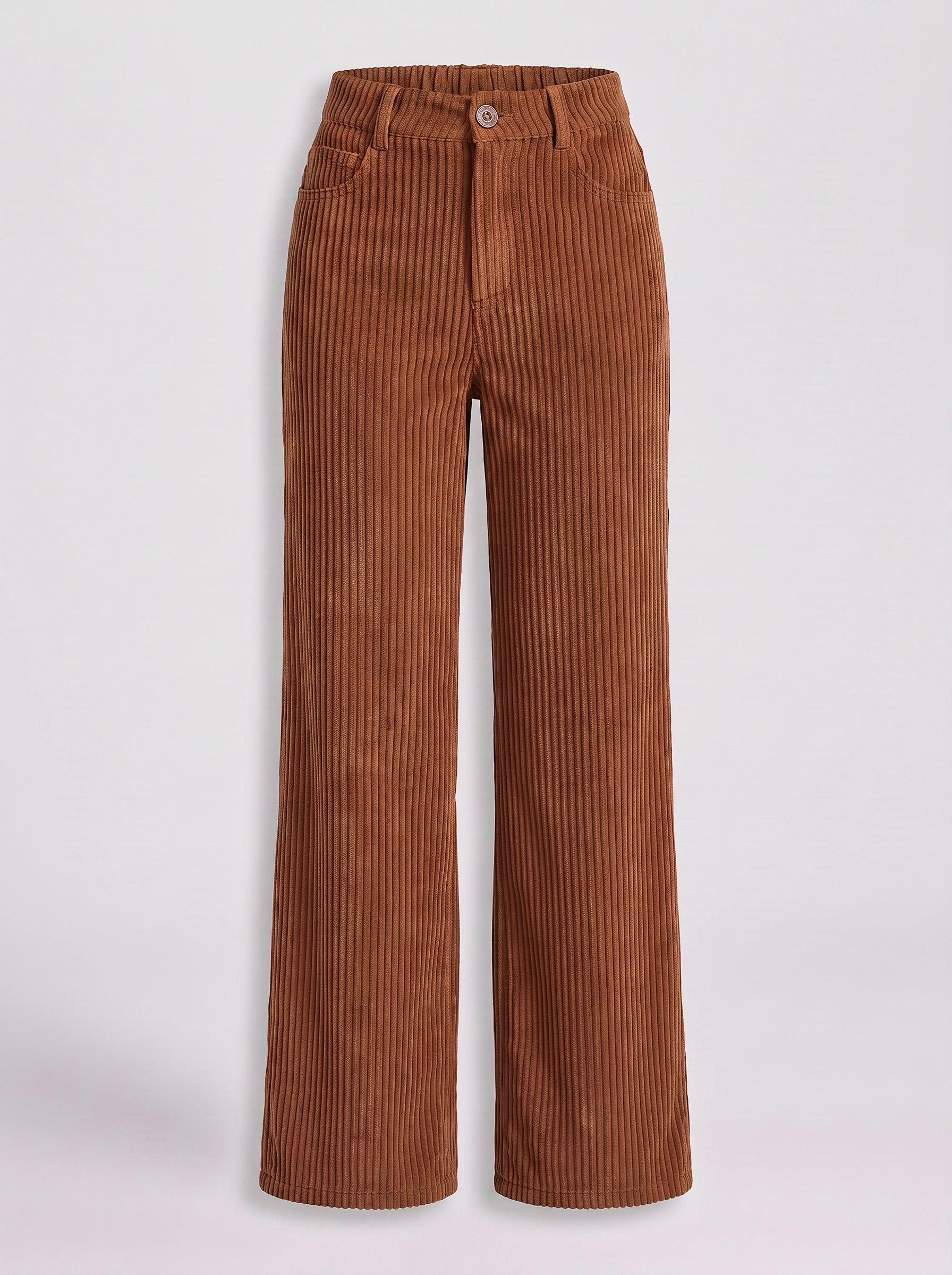 Cordetto High-Waist Wide-Leg Trousers – Palazzo Pants Women Retro Office Casual Ladies Wide Leg Pants