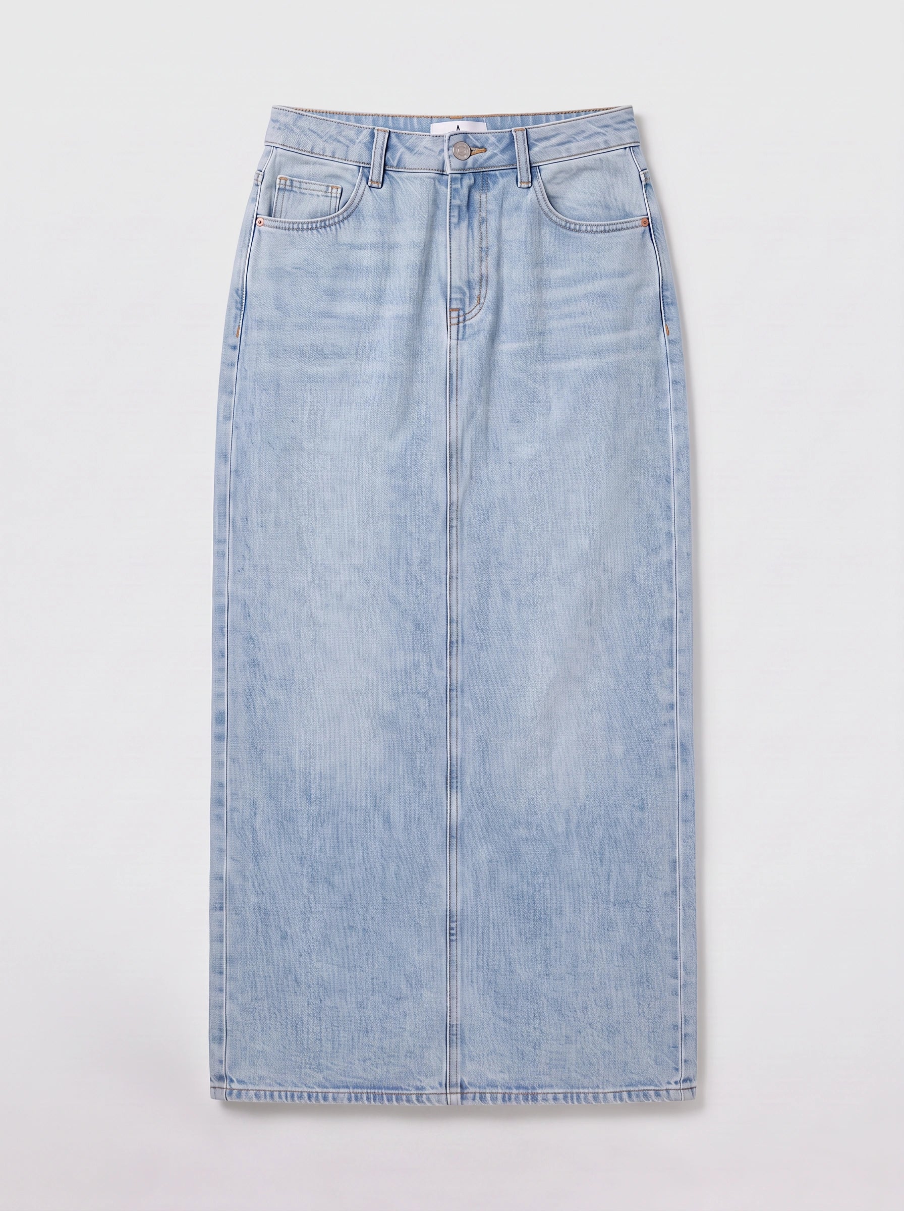 Bluerift Denim Maxi Skirt – High Waisted Long Jean Skirt Women Casual Streetwear Maxi Skirt