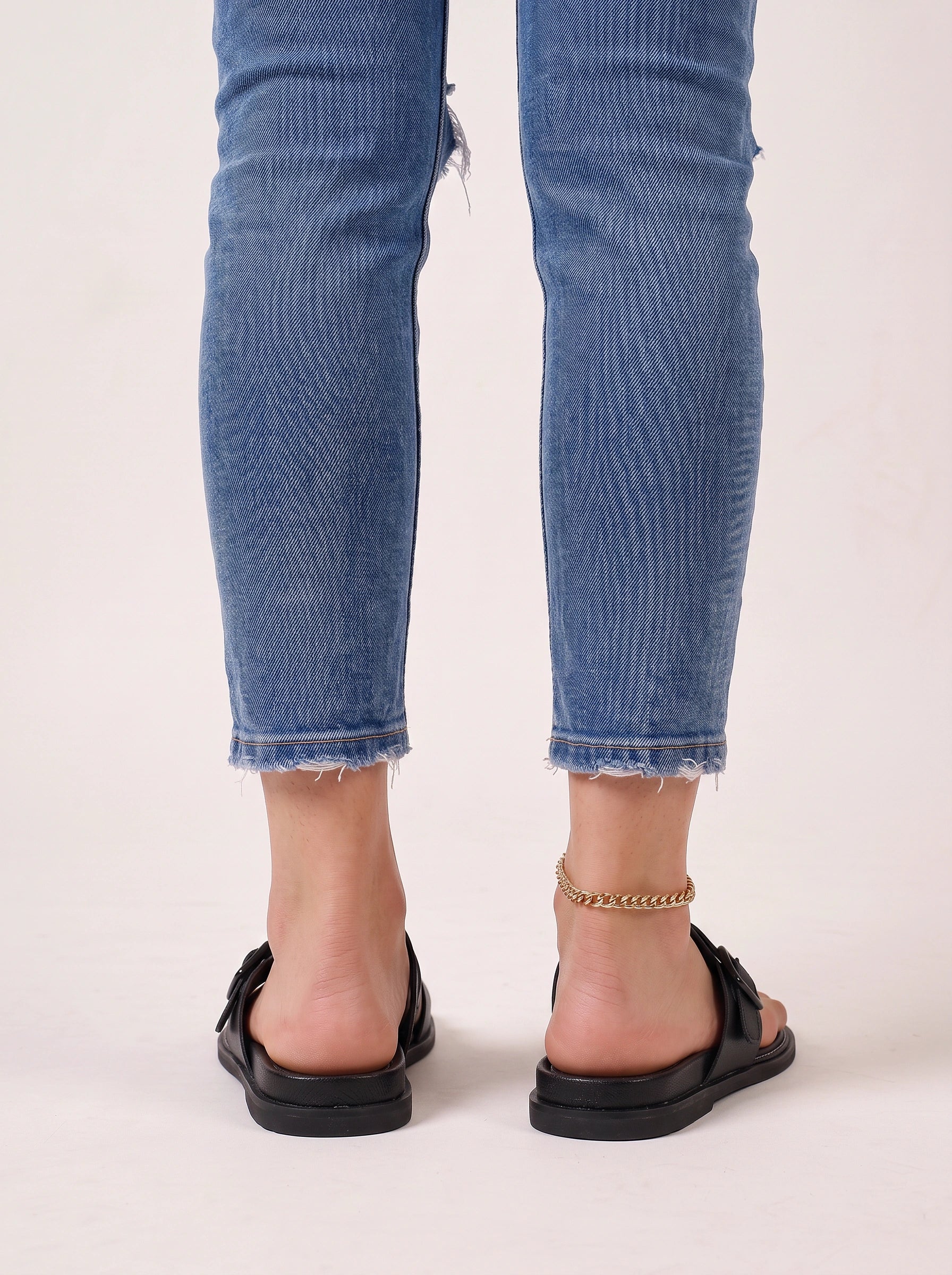 Bucklora Toe-Ring Flatform Sandals – Women Orthopedic Leather Adjustable Buckle Platform Sandals