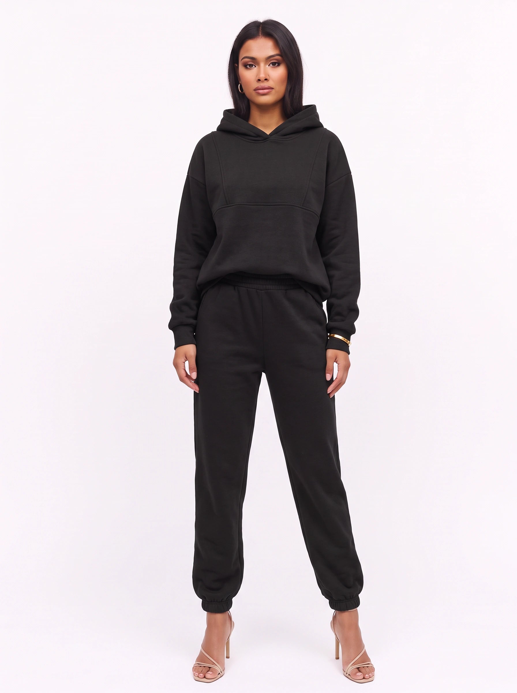 Komfort Oversized Hoodie Jogger Set – Sweat Set Women Two Piece Lounge Sets Matching Sweatsuit Loungewear