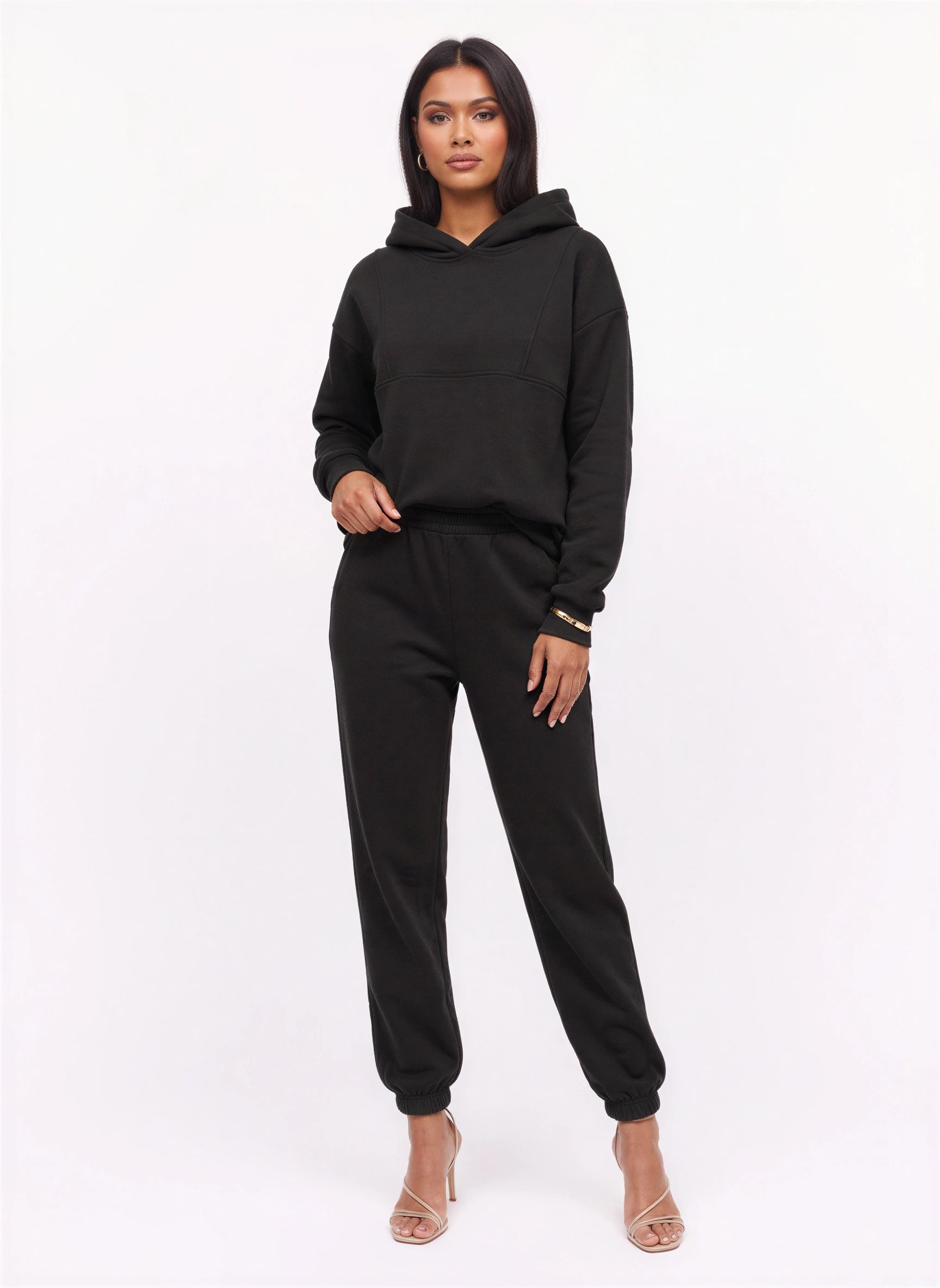 Komfort Oversized Hoodie Jogger Set – Sweat Set Women Two Piece Lounge Sets Matching Sweatsuit Loungewear
