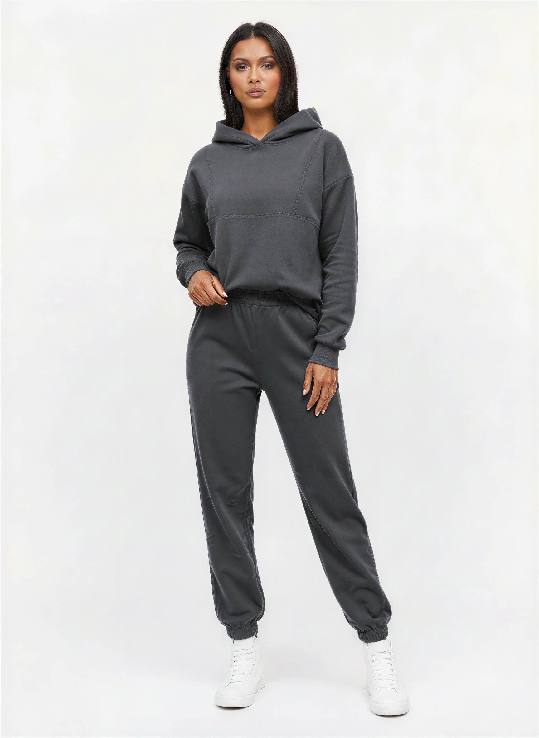 Komfort Oversized Hoodie Jogger Set – Sweat Set Women Two Piece Lounge Sets Matching Sweatsuit Loungewear
