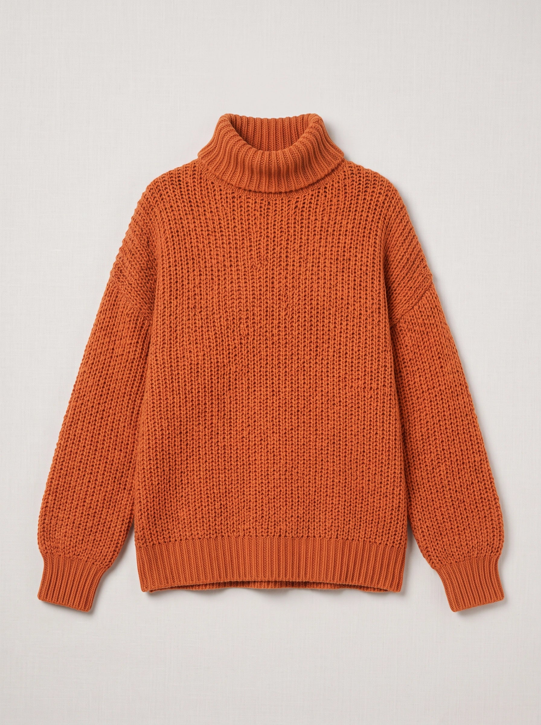 Tustara Chunky Turtleneck Oversized Sweater – Knit Jumper Women Cozy Winter Holiday Pullover Top