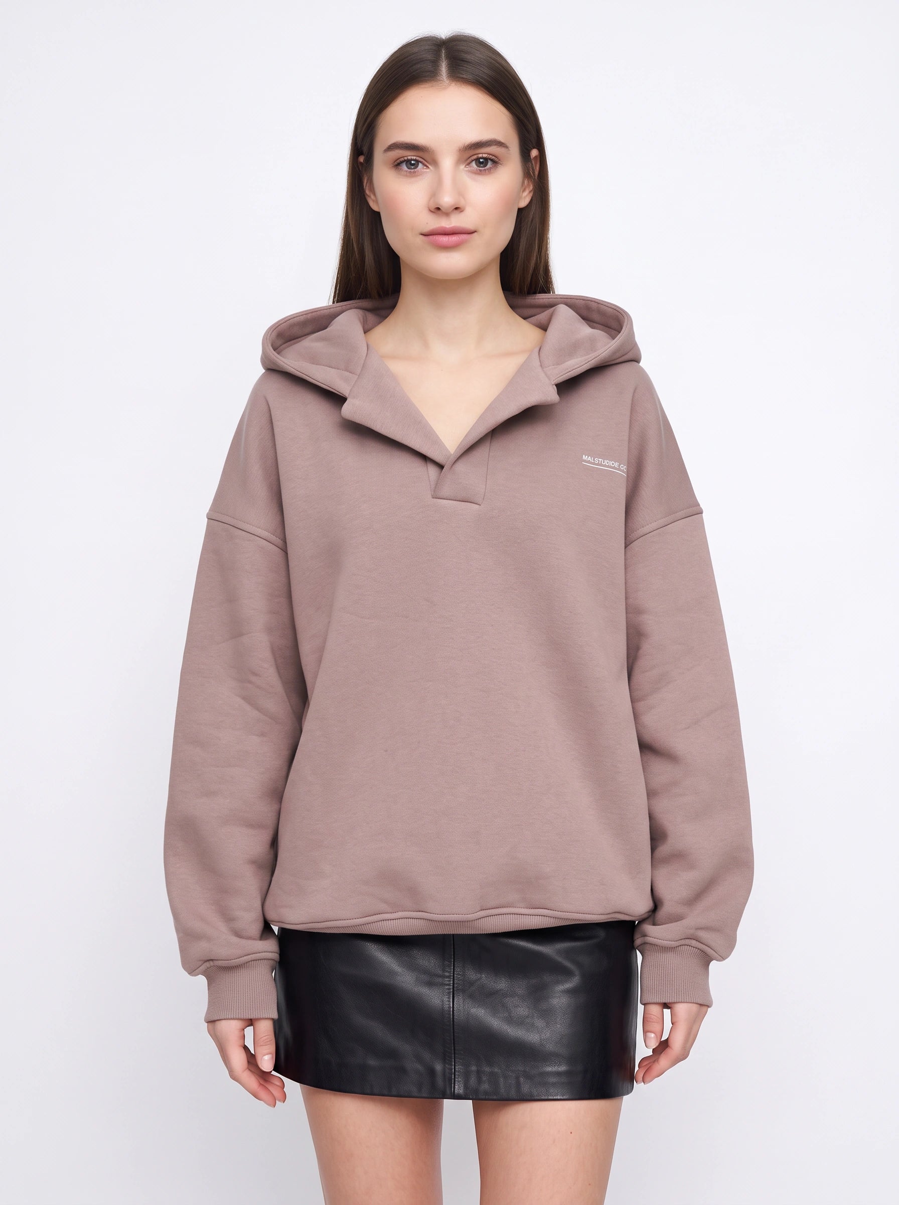 Sweat à capuche oversize Caprio – Sweat-shirt oversize pour femme, haut décontracté de style streetwear