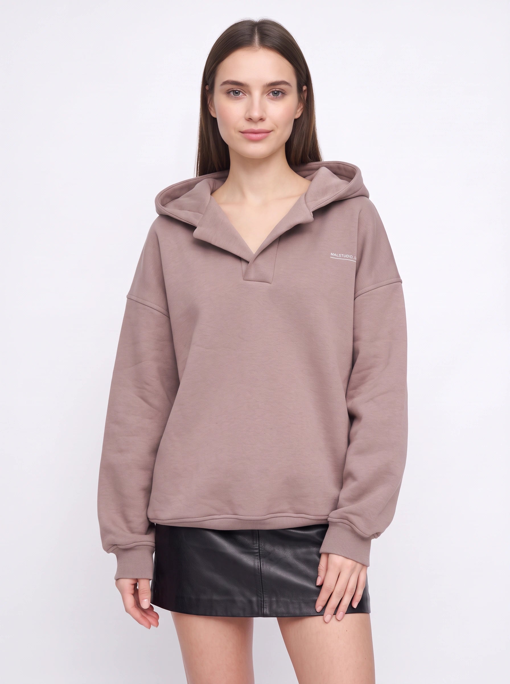 Sweat à capuche oversize Caprio – Sweat-shirt oversize pour femme, haut décontracté de style streetwear