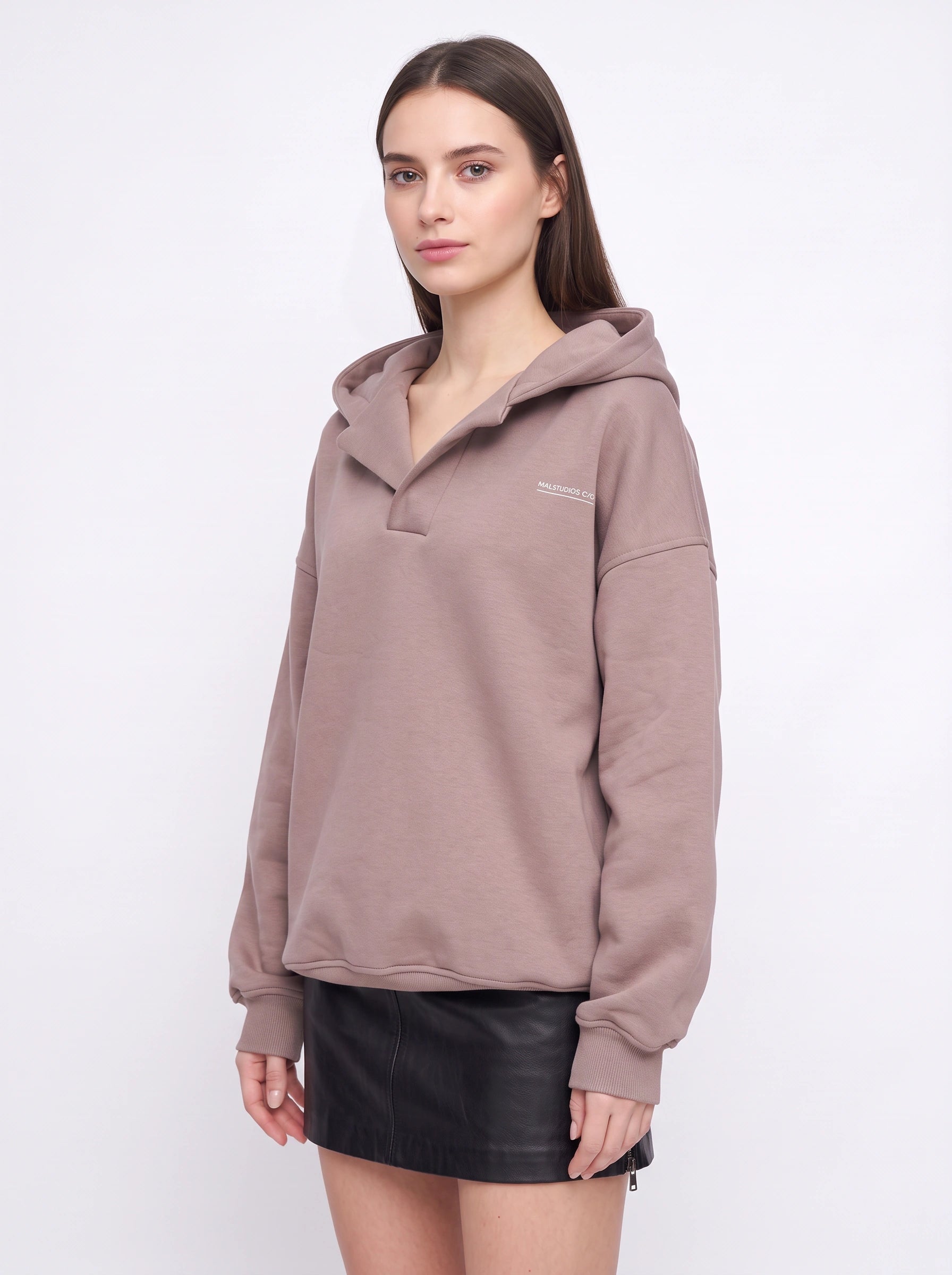 Sweat à capuche oversize Caprio – Sweat-shirt oversize pour femme, haut décontracté de style streetwear