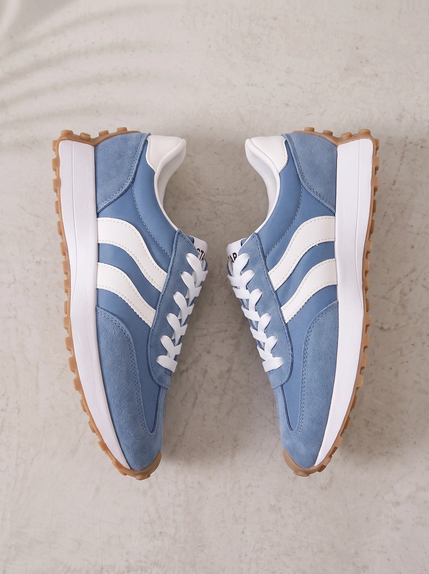 Strovia Retro Platform Sneakers – Women Lace-Up Running Walking Casual Streetwear Athletic Trainer Sneakers