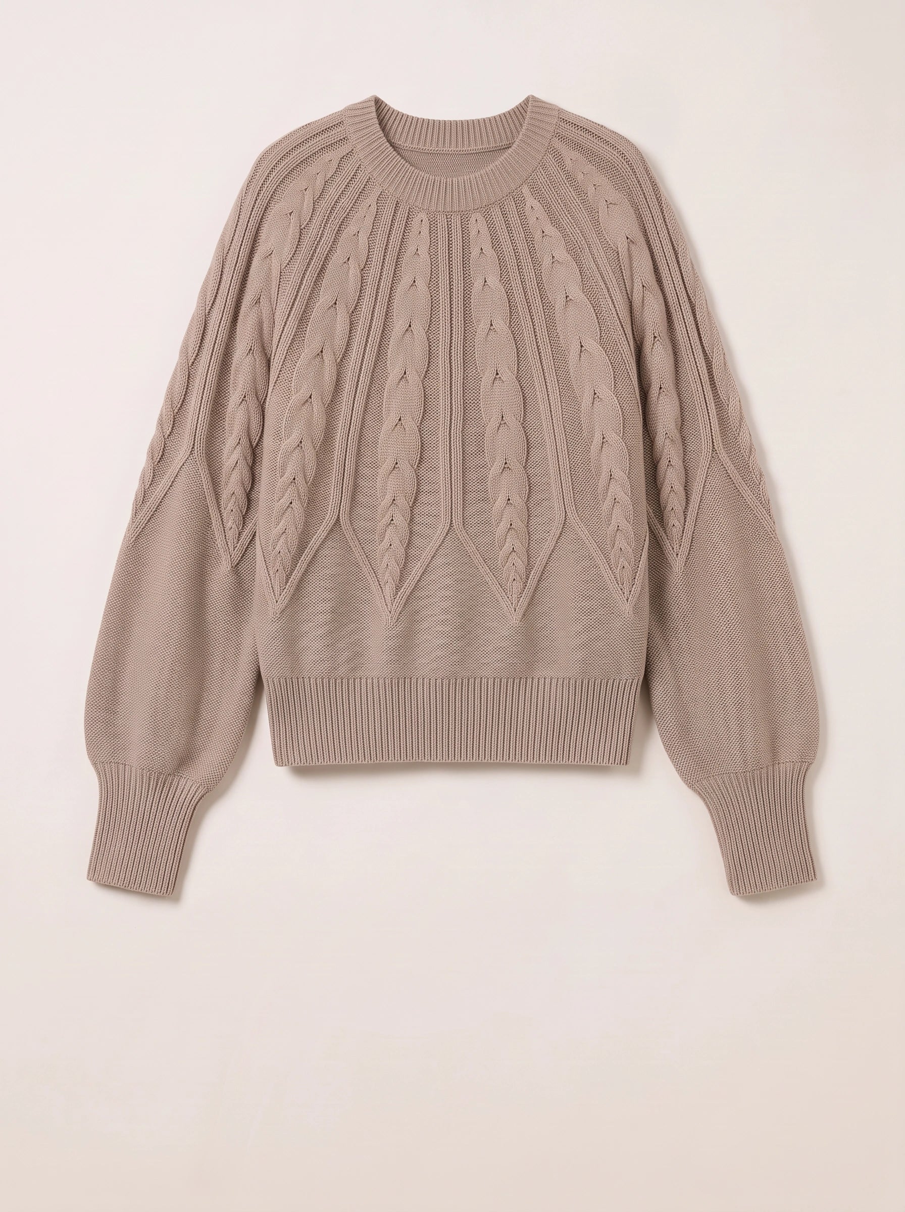 Tresslyn Cable Knit Crop Sweater – Cropped Cable Knit Sweater Women Fall Casual Pullover Jumper Top