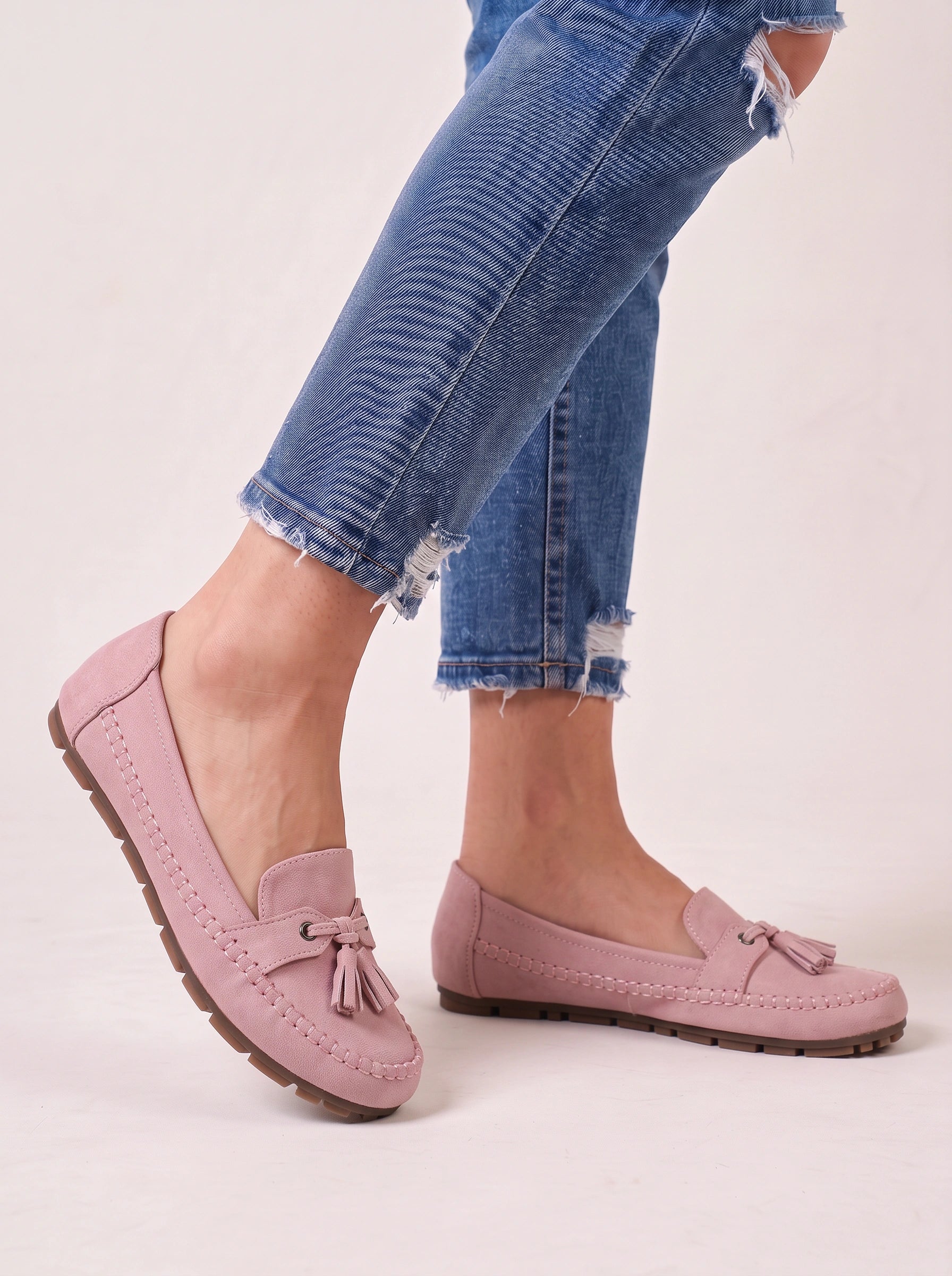 Mocassins à pampilles Tassera – Chaussures plates décontractées pour femmes, mocassins à enfiler pour la conduite et le confort quotidien