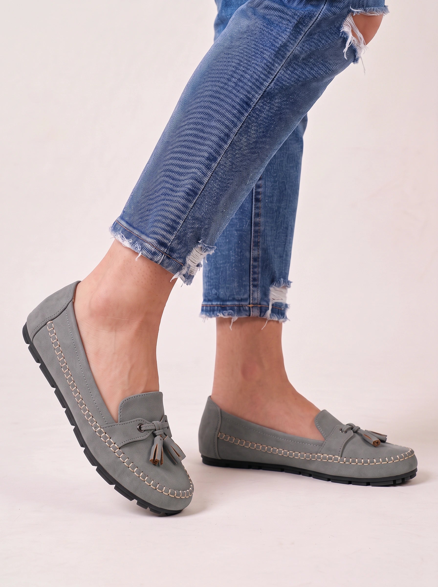 Mocassins à pampilles Tassera – Chaussures plates décontractées pour femmes, mocassins à enfiler pour la conduite et le confort quotidien